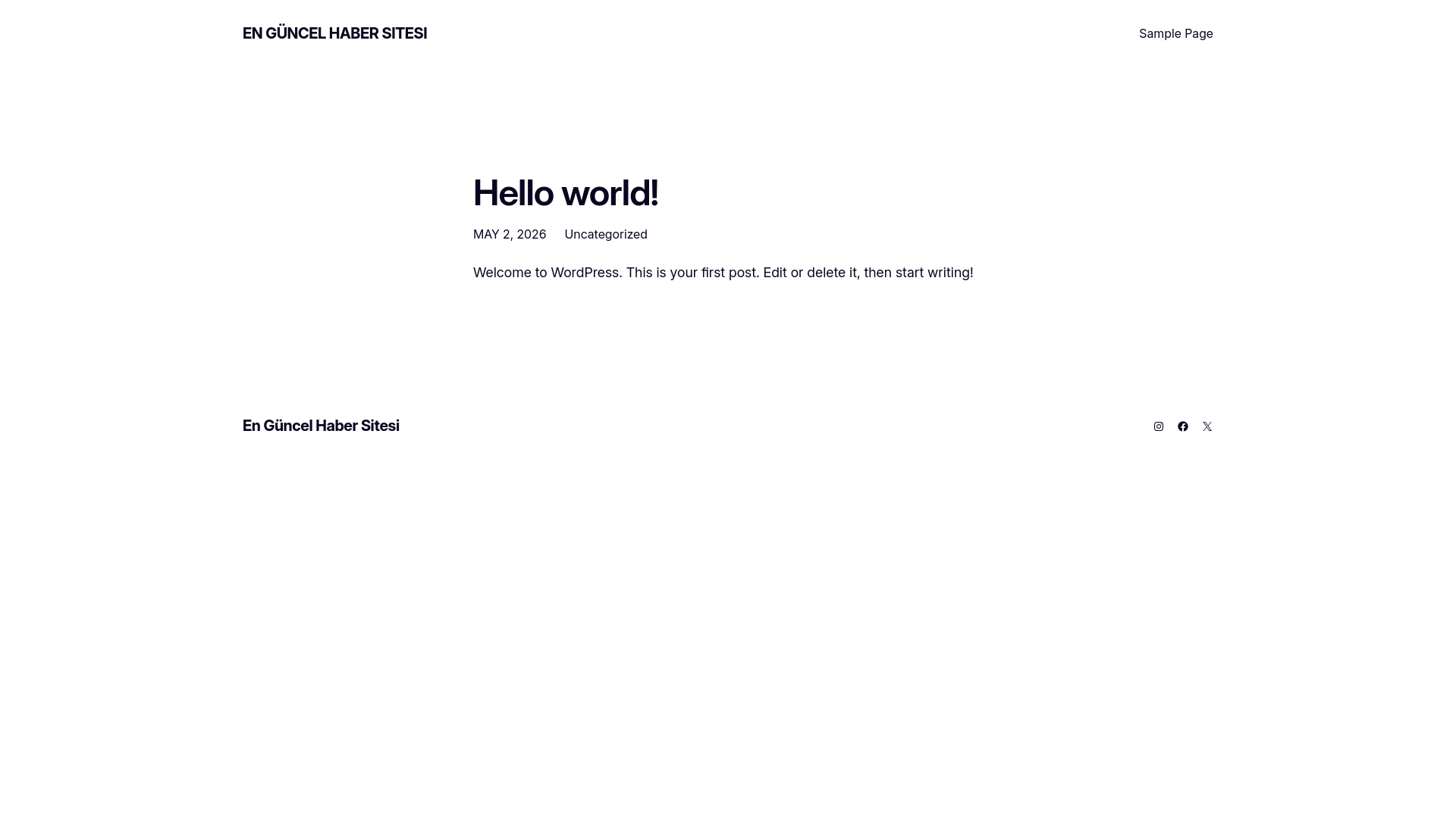 website screenshot of https://enguncelhaber.net