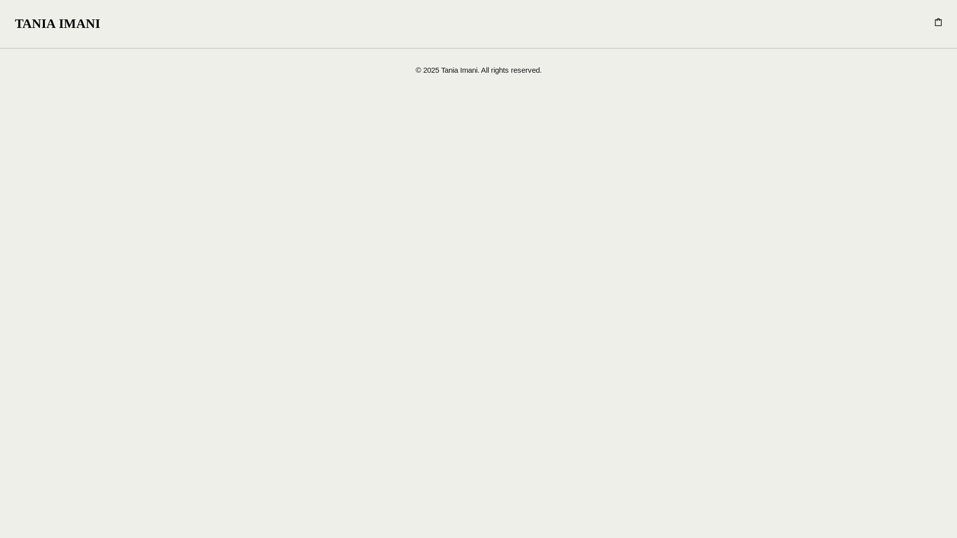 website screenshot of https://taniaimani.com/