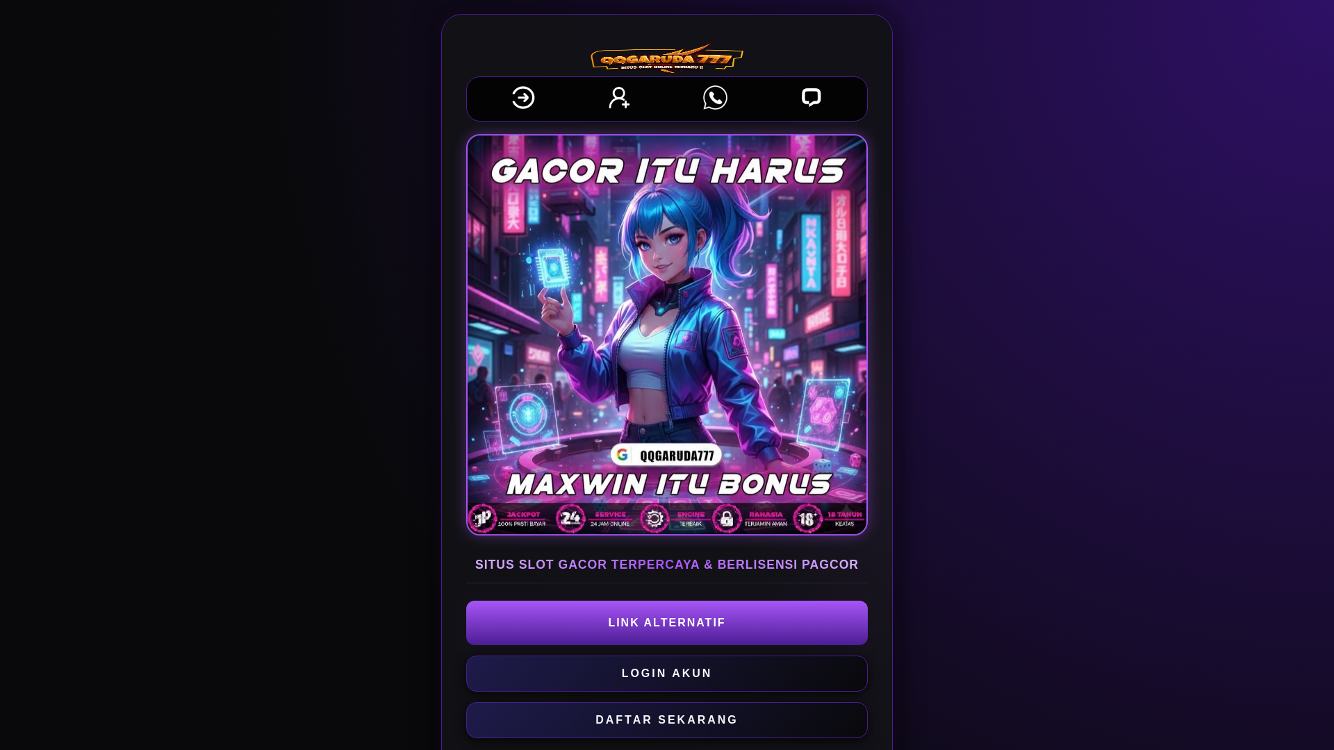 website screenshot of https://qqgarudablay8.pages.dev/