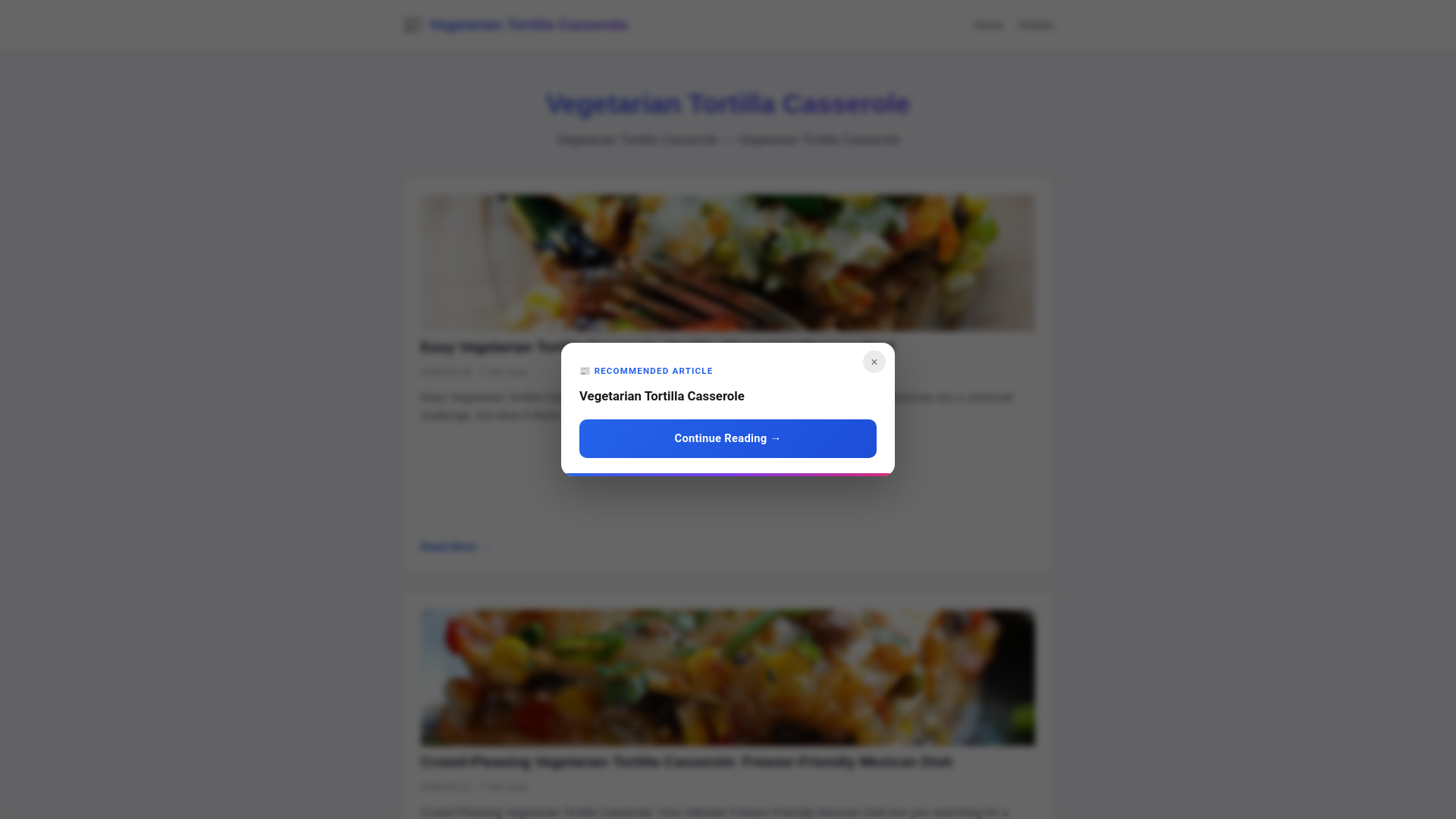 website screenshot of https://vegetarian-tortilla-casserole.pages.dev/