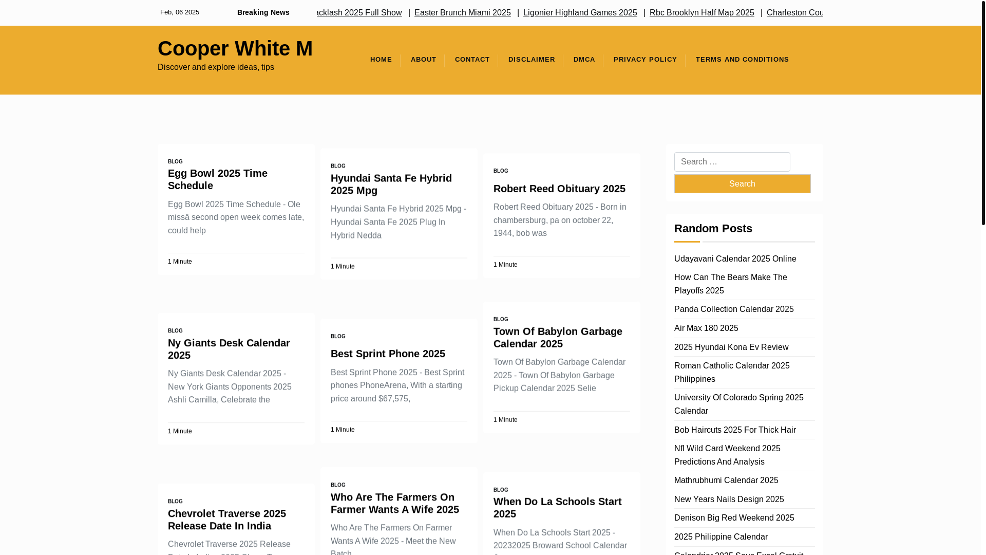 website screenshot of https://cooperwhitem.pages.dev/