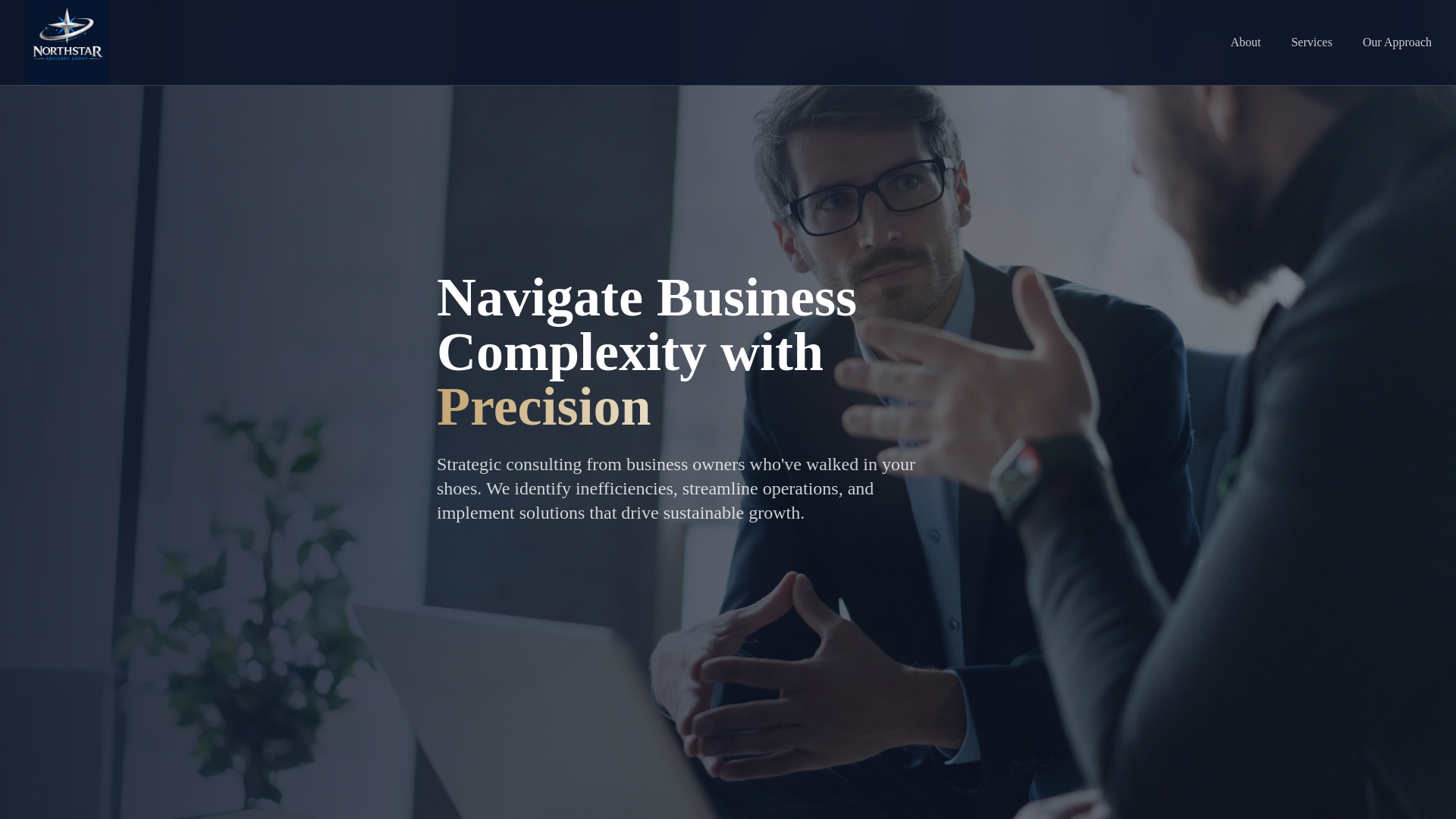 website screenshot of https://northstar-advisorygroup.com/