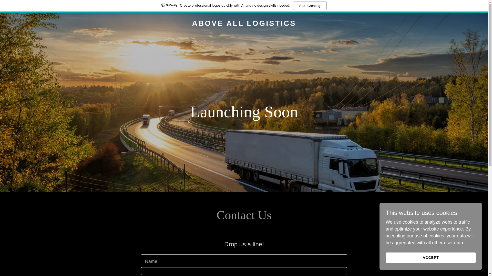 website screenshot of https://aboveall-logistics.com/