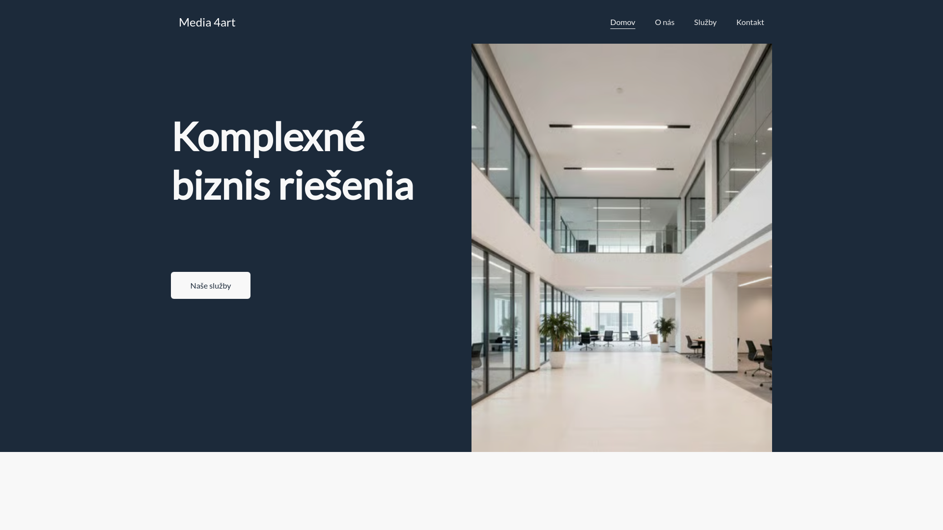 website screenshot of https://media4art.click/