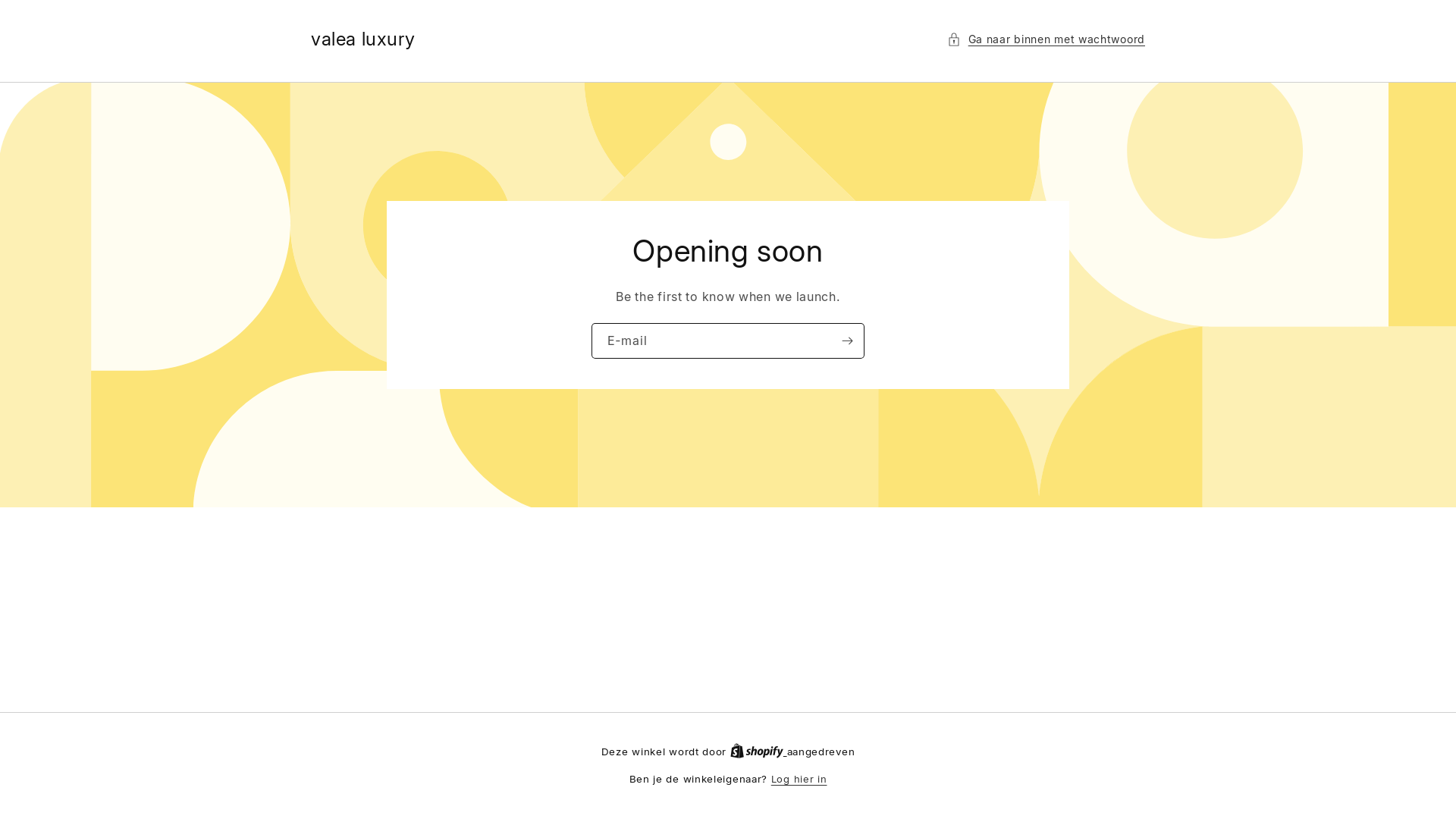 website screenshot of https://valealuxury.com/