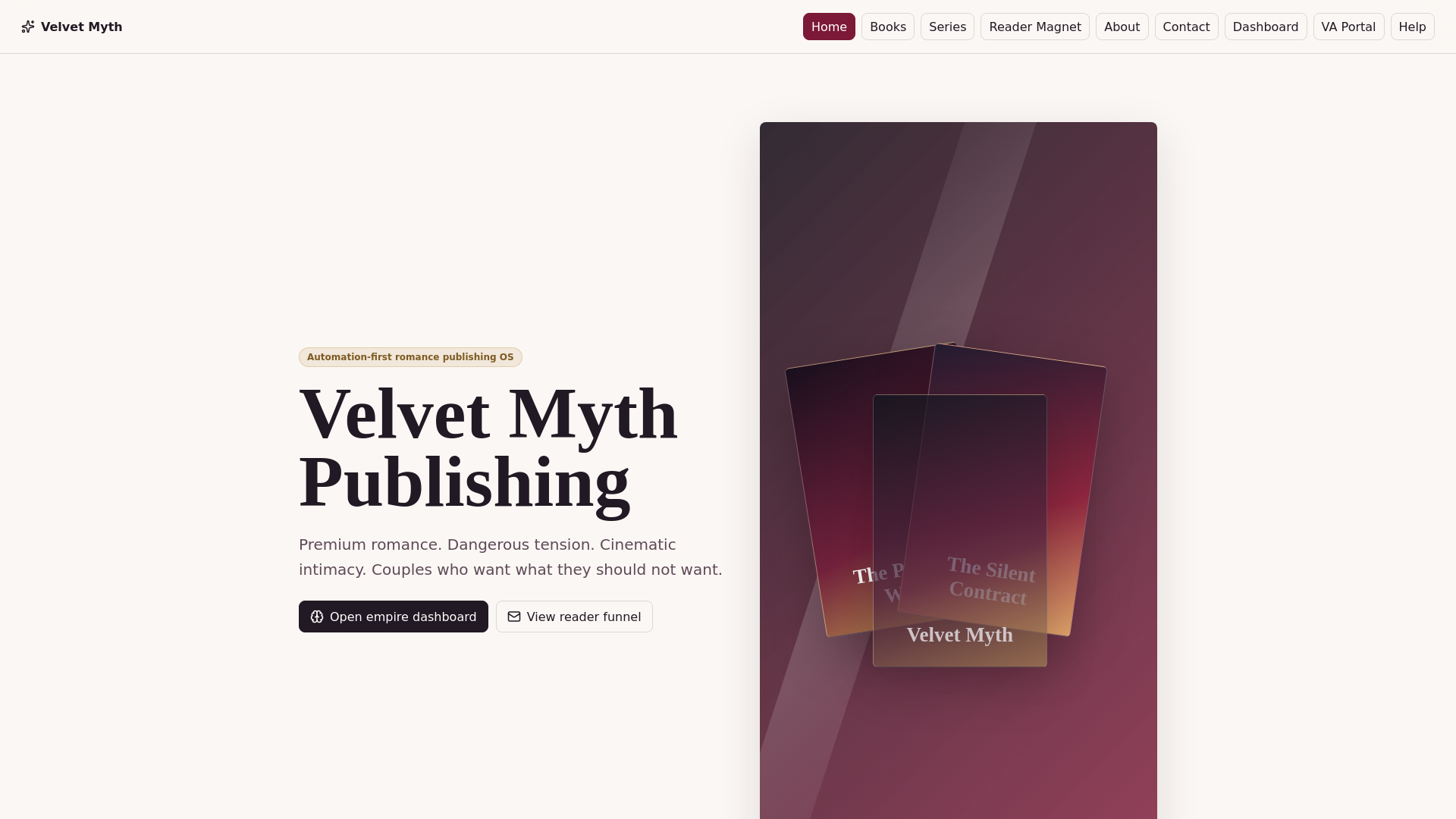 website screenshot of https://bookpublishingempire.com/