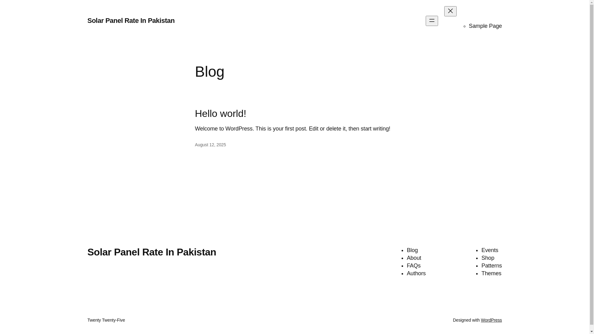 website screenshot of https://solarpanelratesinpakistan.pk/