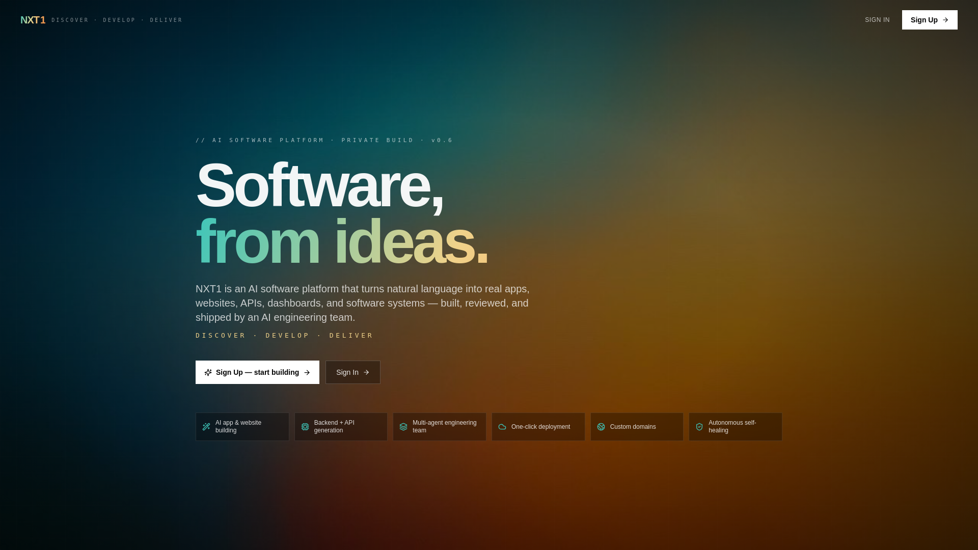 website screenshot of https://nxtone.tech/