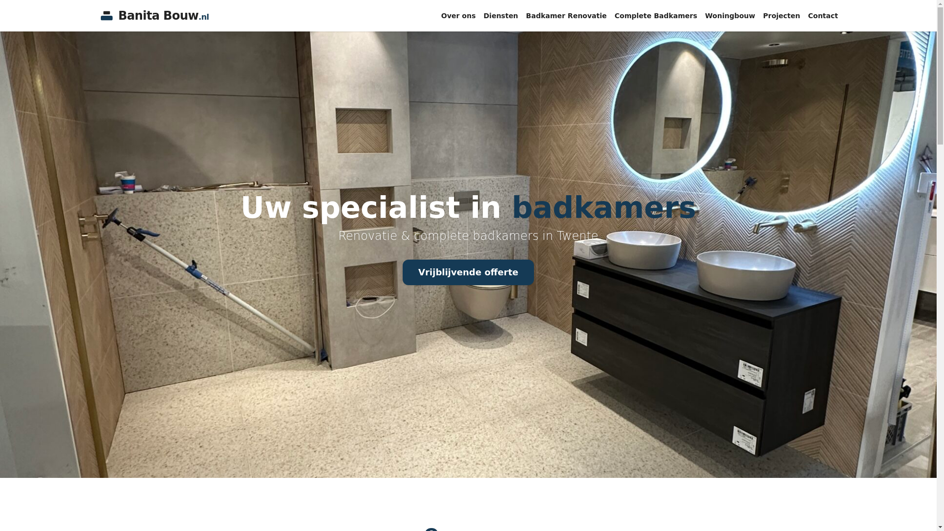 website screenshot of https://banita.nl/