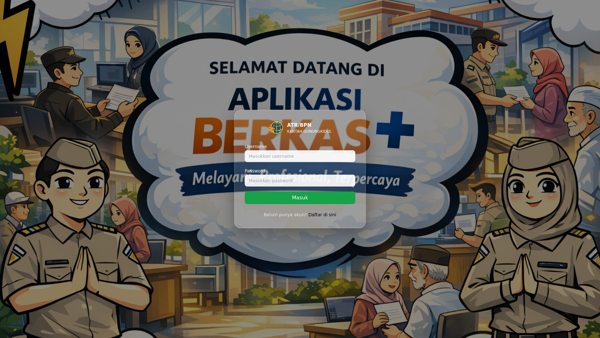website screenshot of https://dashboard-berkasplus.pages.dev/