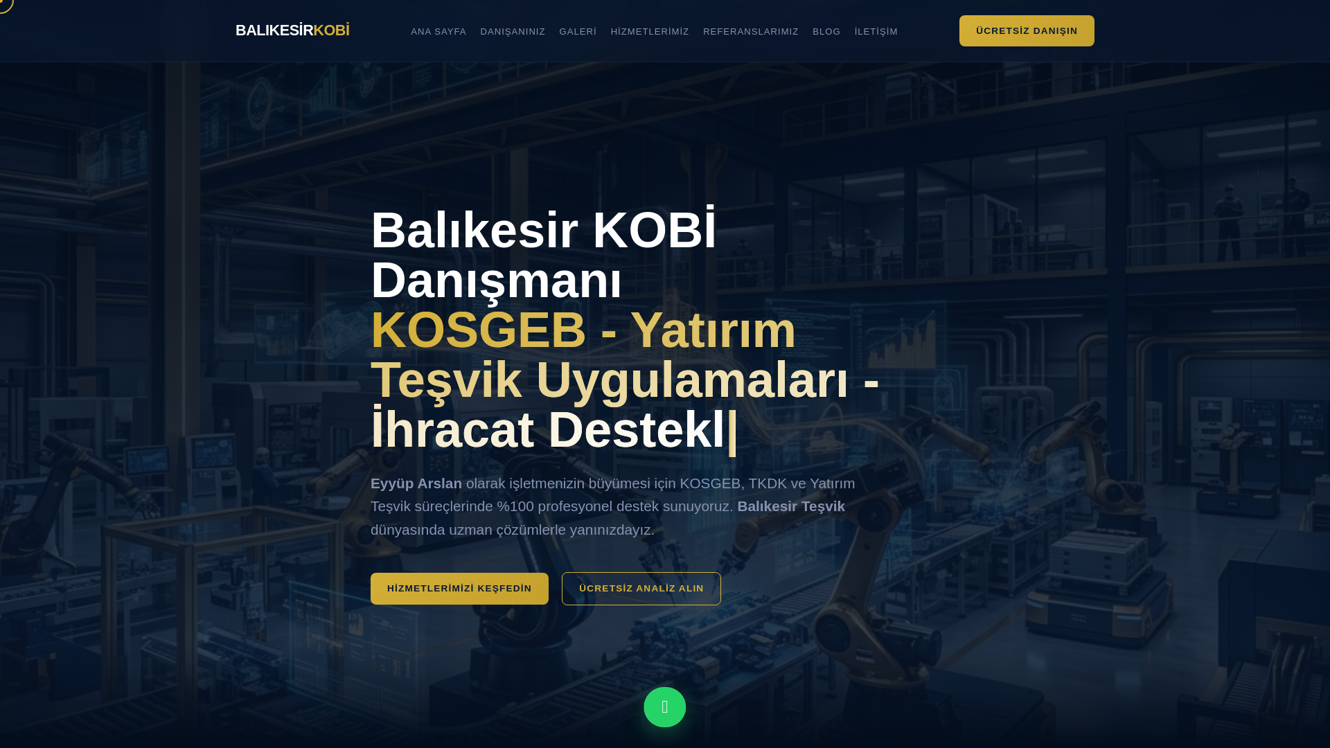 website screenshot of https://balikesirkobidanismani.com