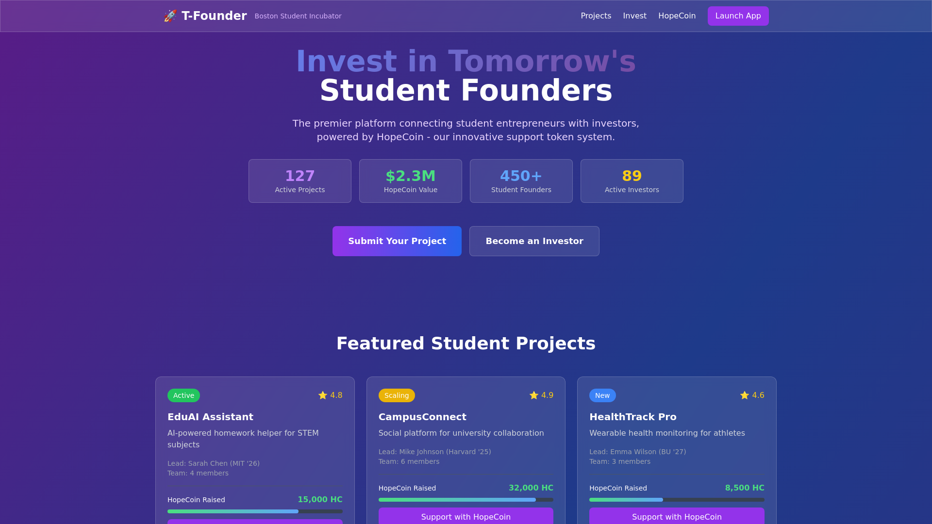 website screenshot of https://m373-tfounder.pages.dev/