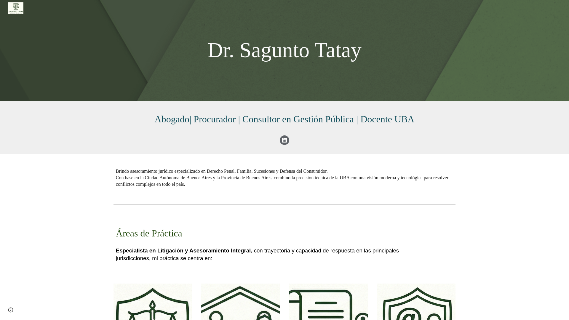 website screenshot of https://saguntotatay.com.ar/