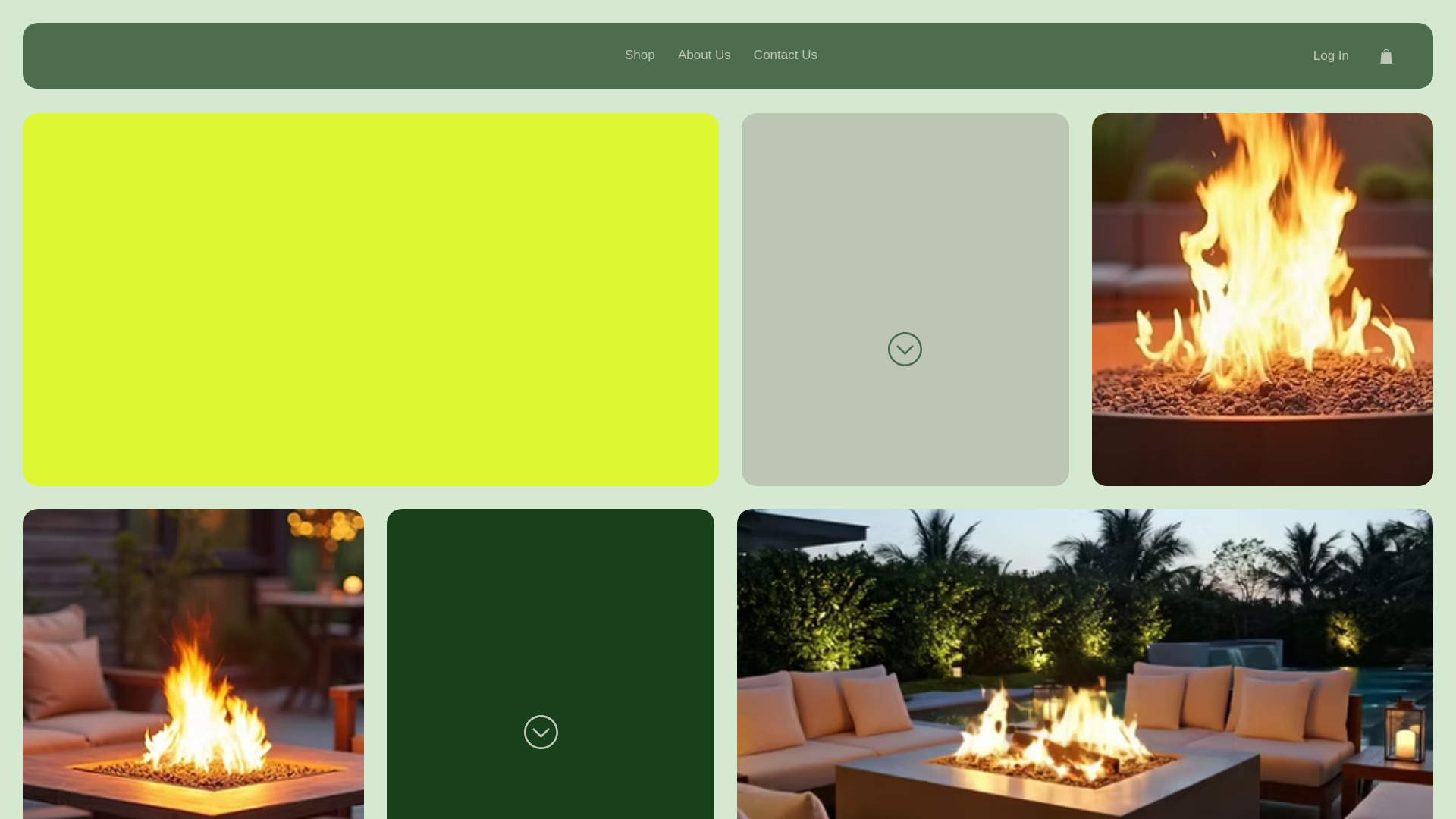 website screenshot of https://elementifirellc.com/