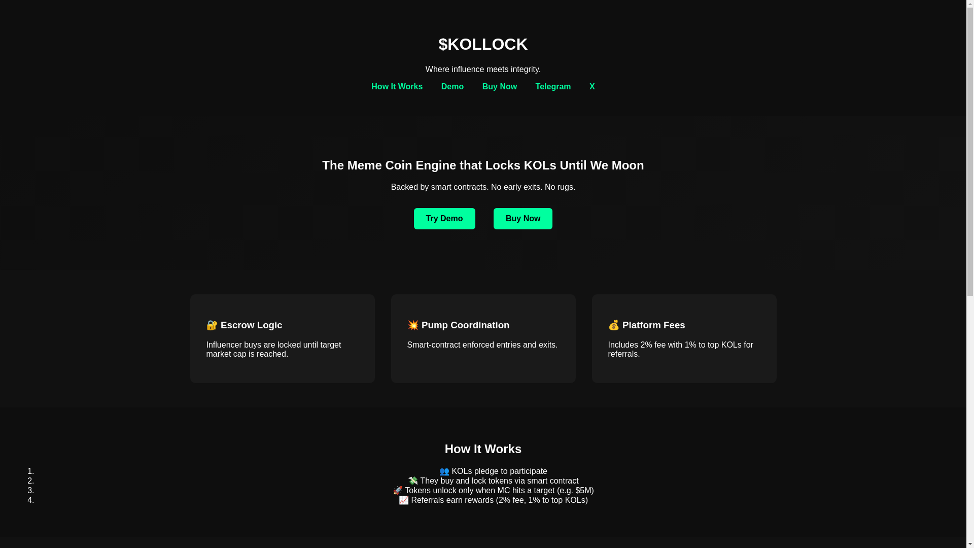 website screenshot of https://kollock.io/