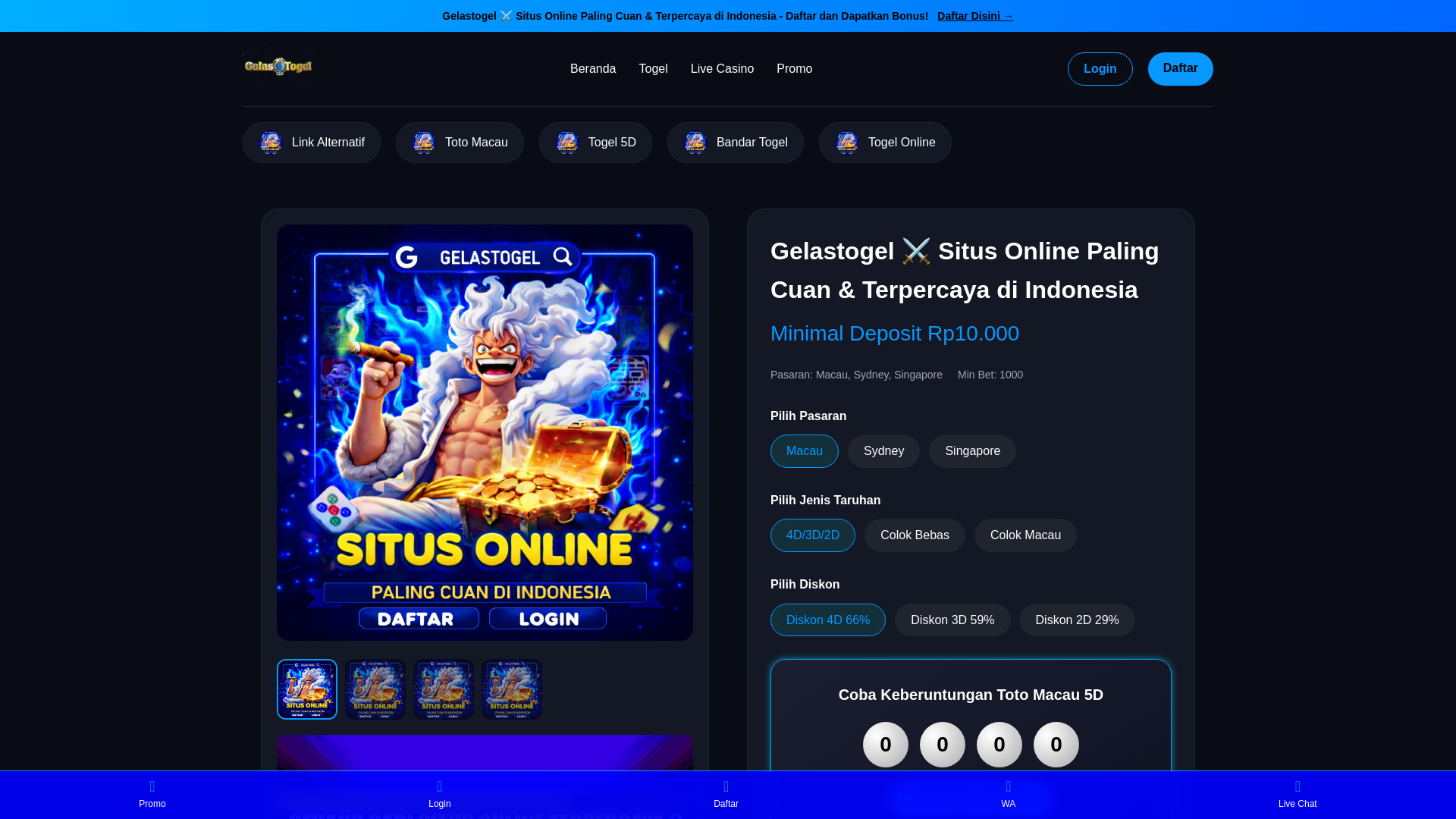 website screenshot of https://gacor-cuan-bkk.pages.dev/