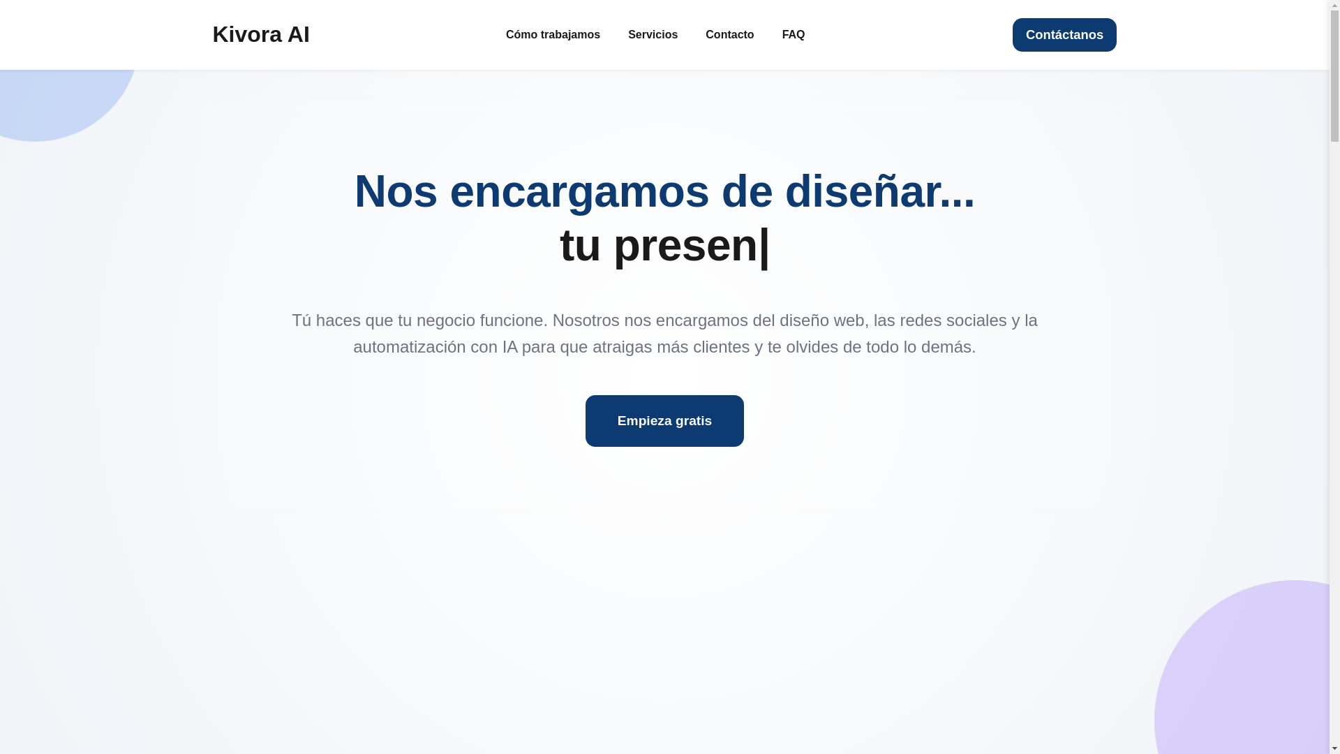 website screenshot of https://kivoraia.com/
