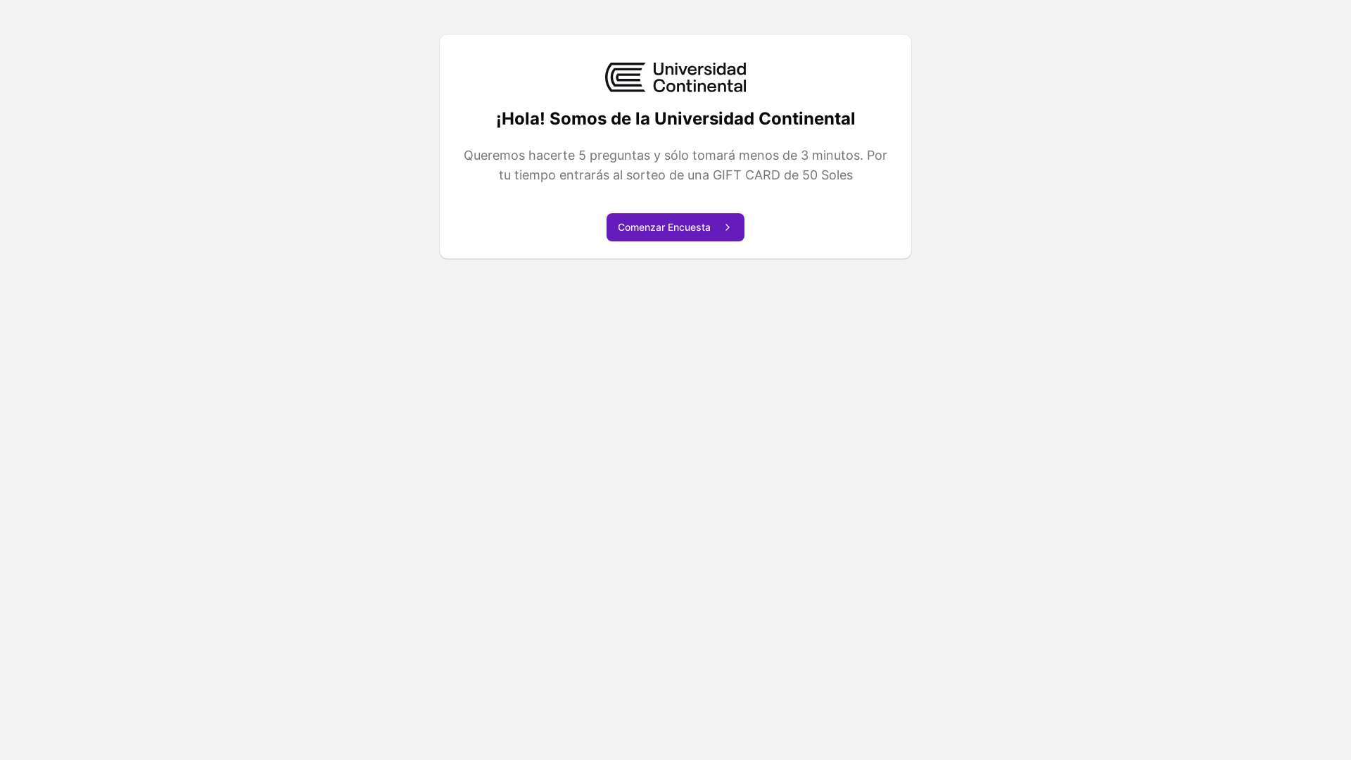 website screenshot of https://ucontinental.dataquest.pe/