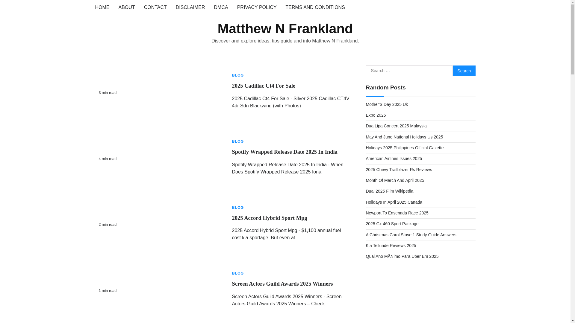 website screenshot of https://matthewnfrankland.pages.dev/