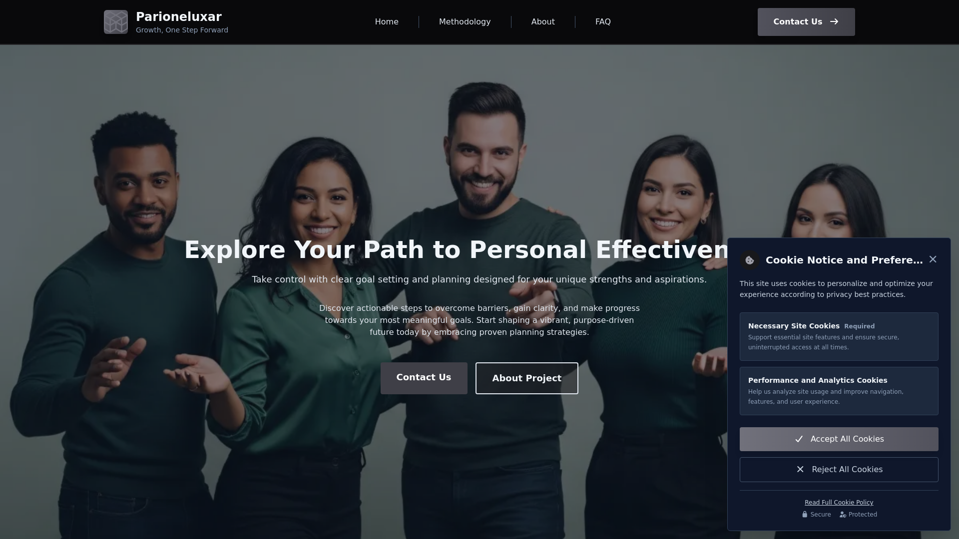 website screenshot of https://parioneluxar.sbs/