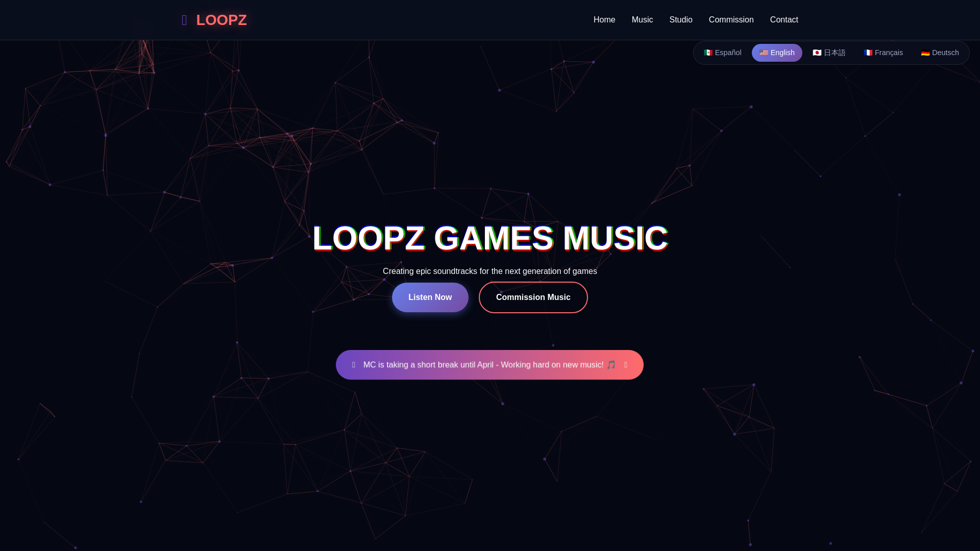 website screenshot of https://loopzgames.pages.dev/