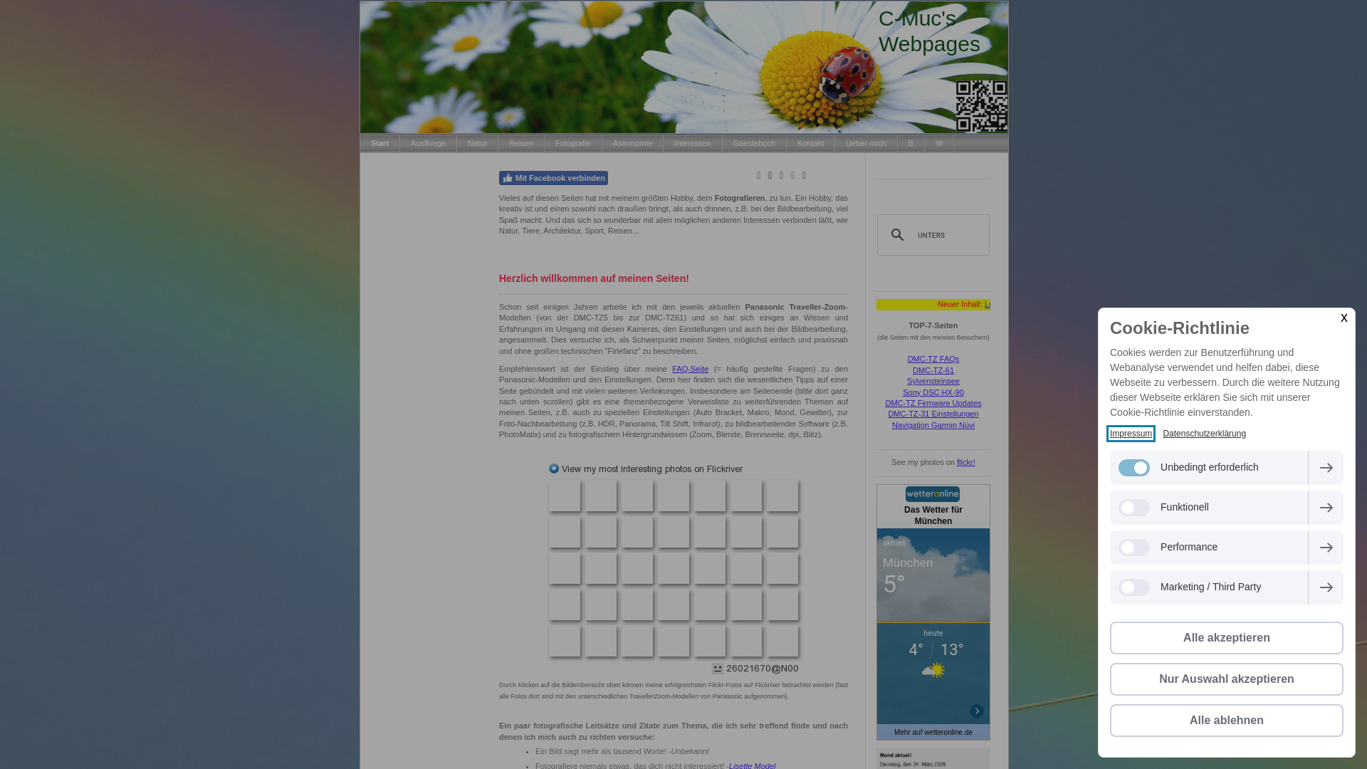 website screenshot of https://www.c-muc.de/