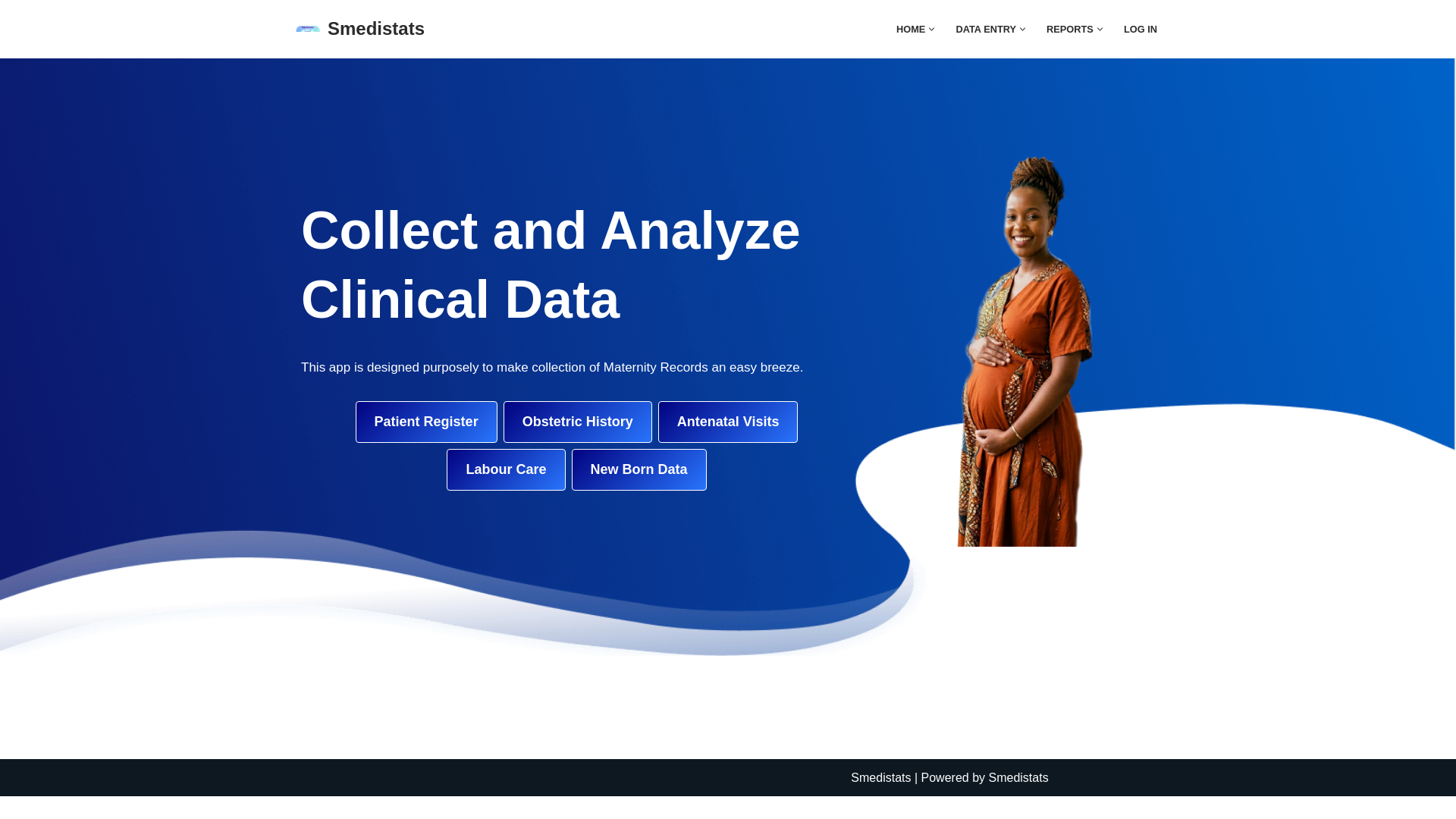 website screenshot of https://smedistats.com