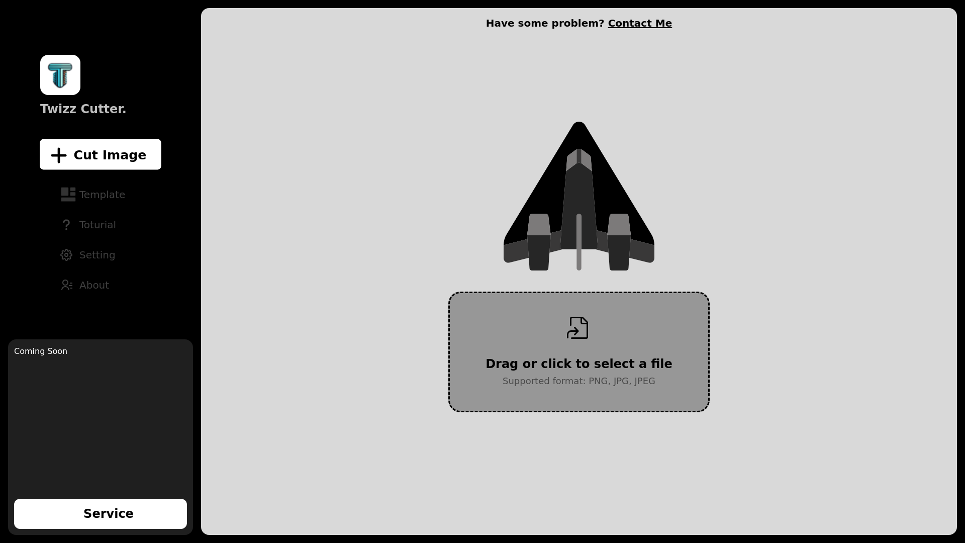 website screenshot of https://twizzcutter.com/
