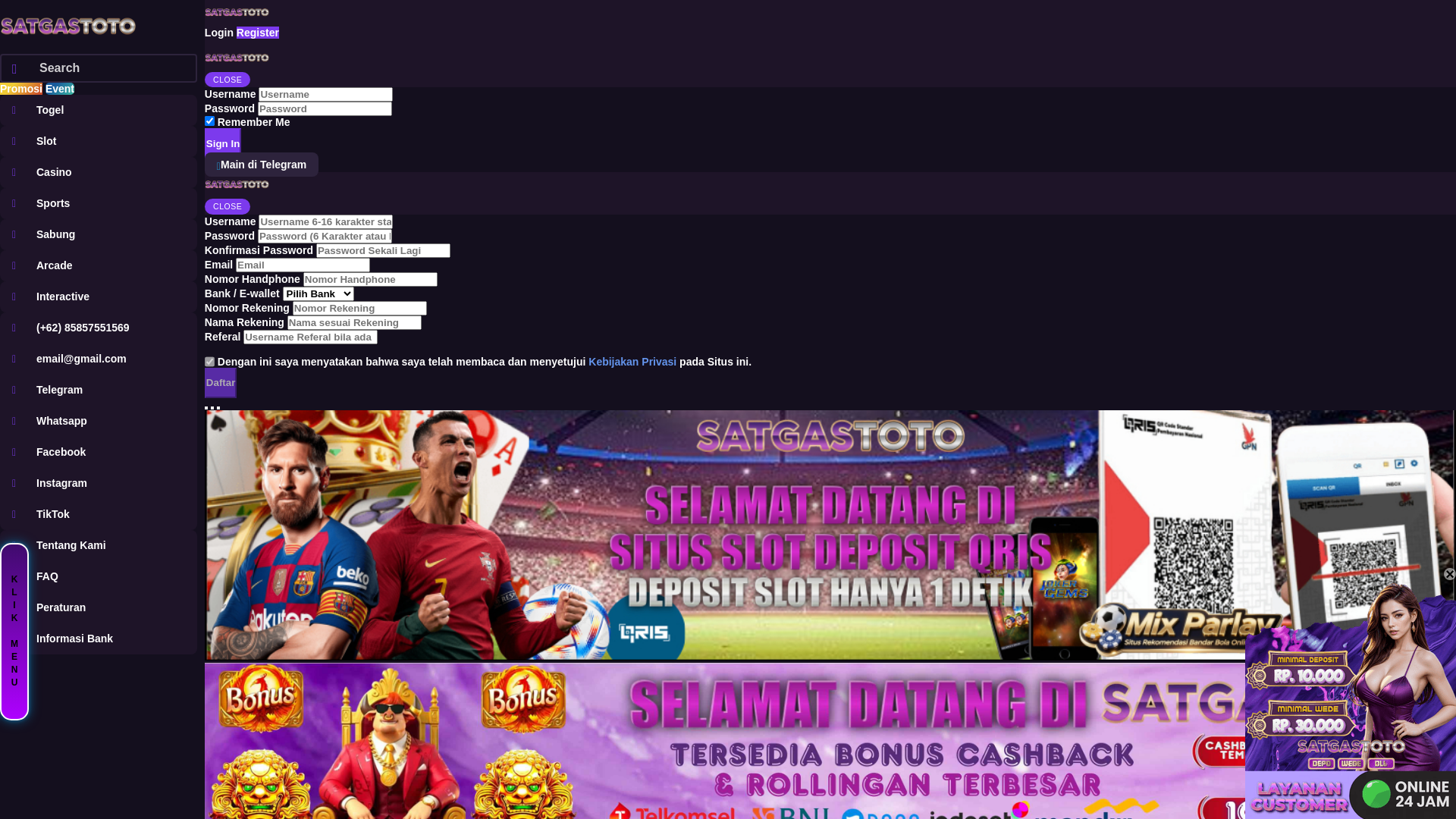 website screenshot of https://satgastoto-days31.click/