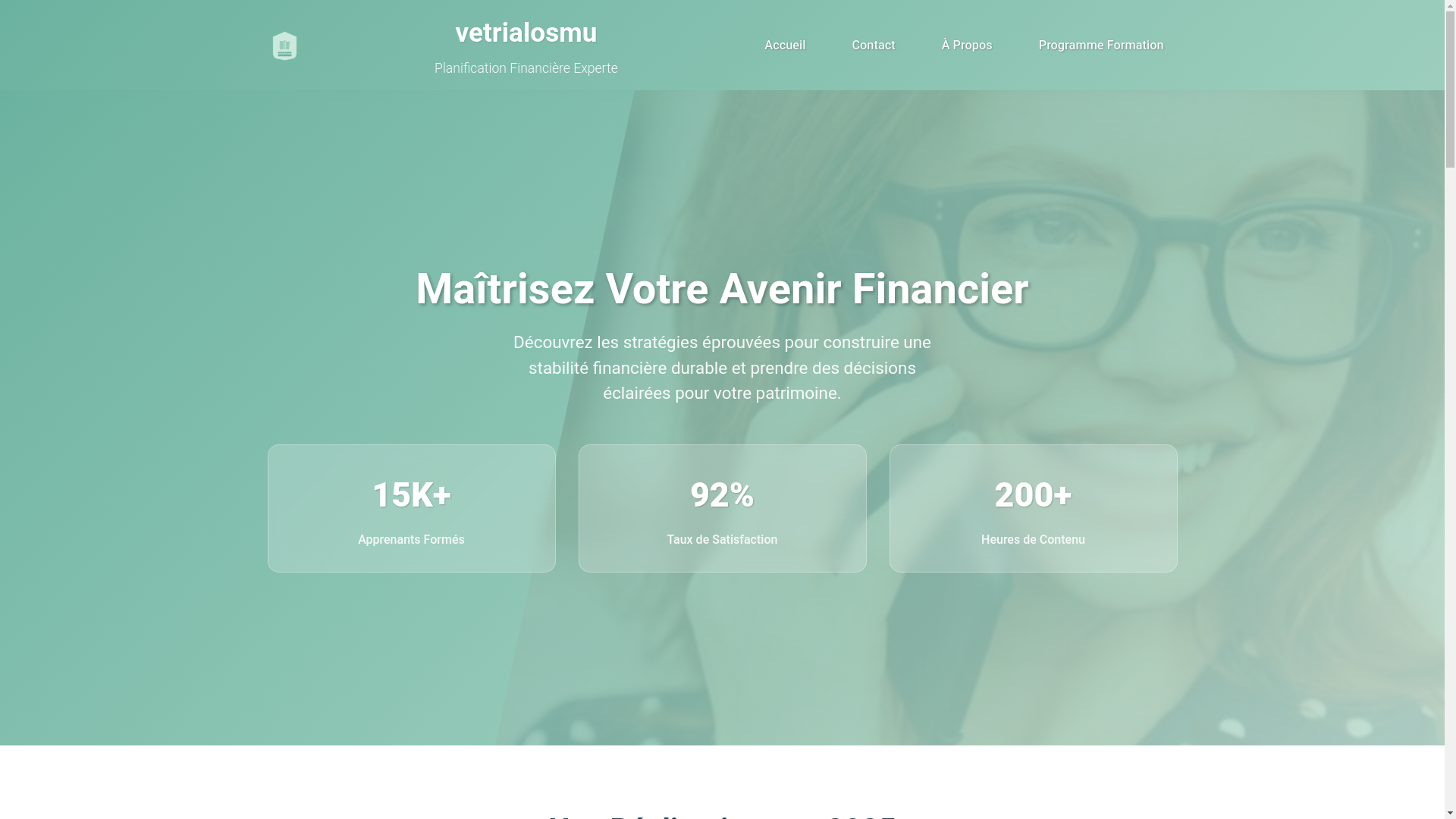 website screenshot of https://vetrialosmu.sbs/