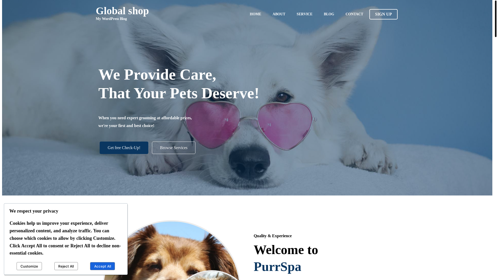 website screenshot of https://healglowup.live/