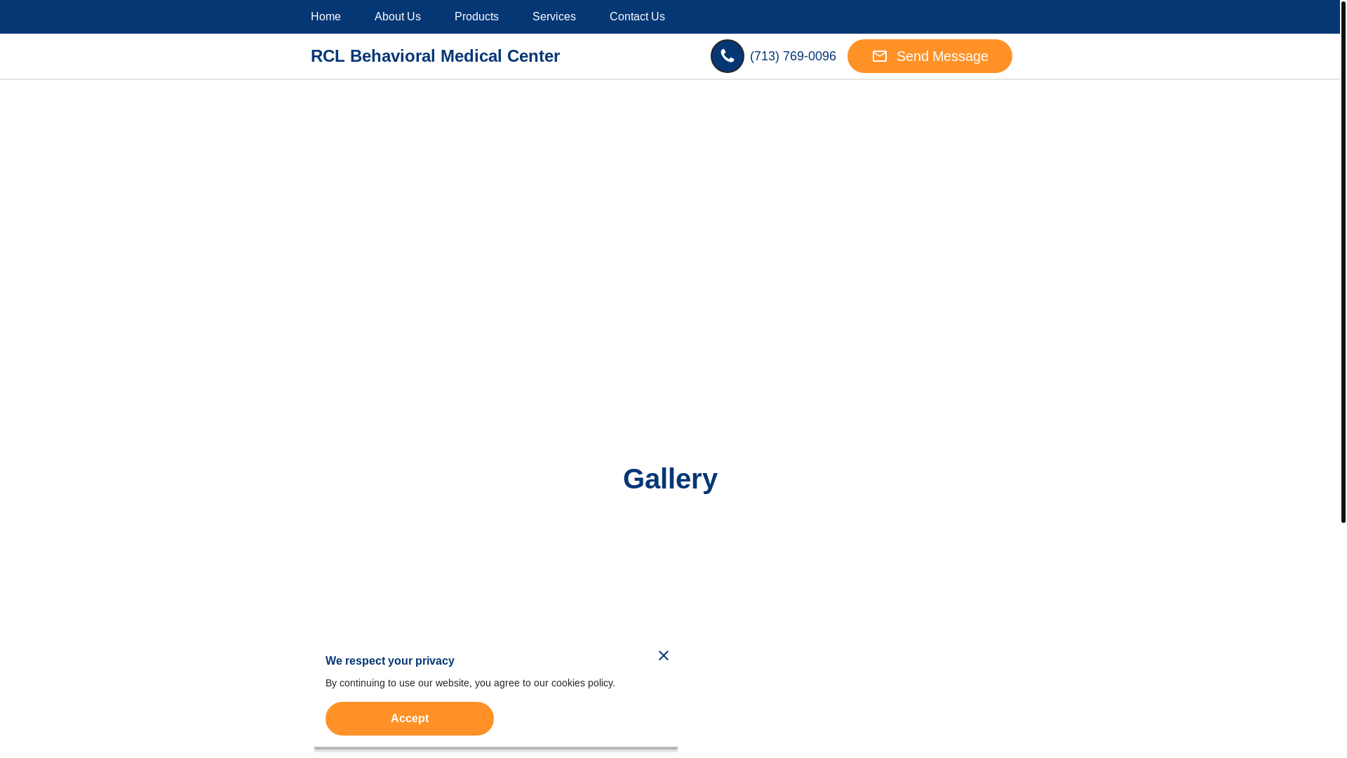 website screenshot of https://rclcenter.com/