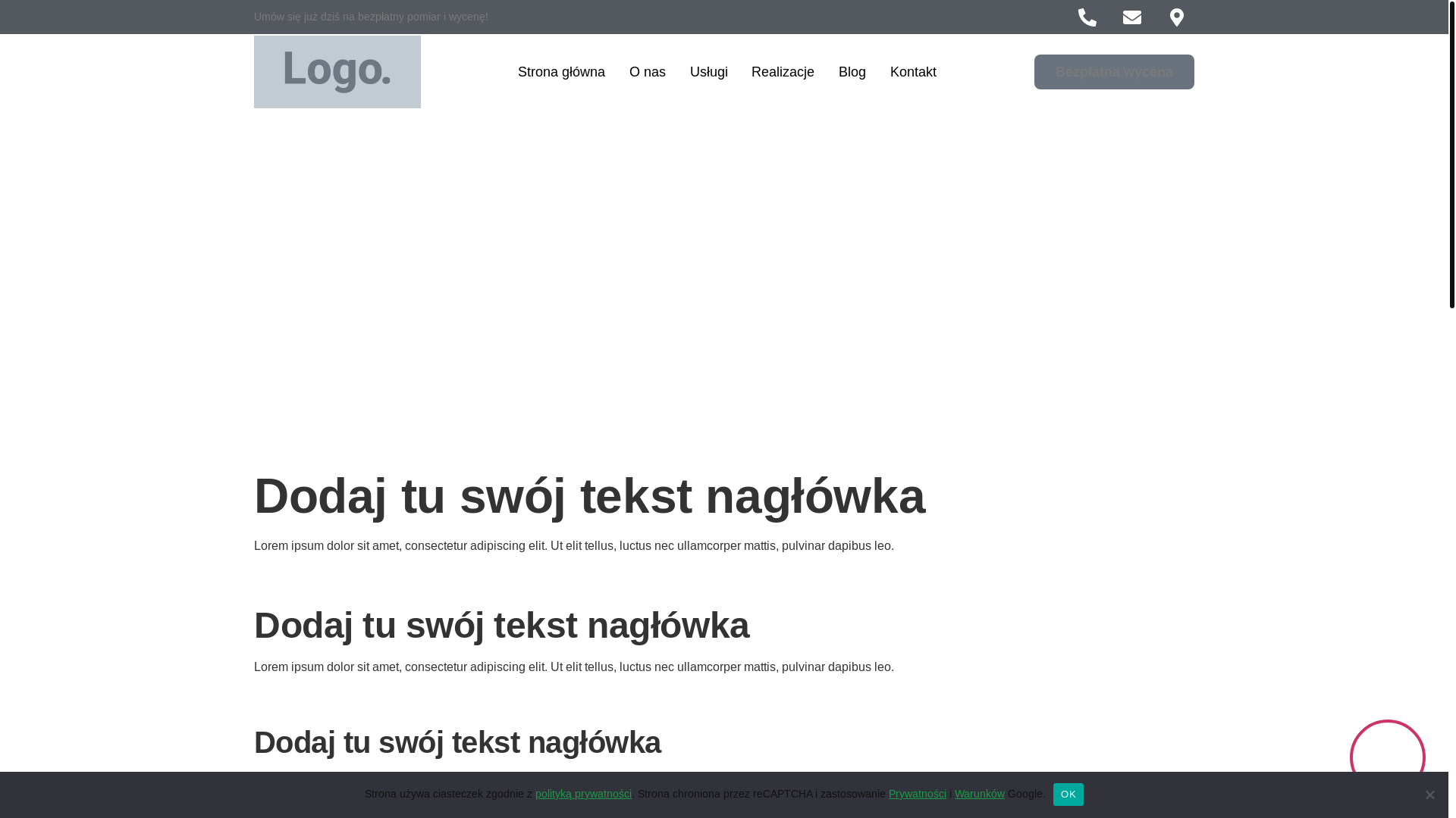 website screenshot of https://twojaekiparemontowa.pl/