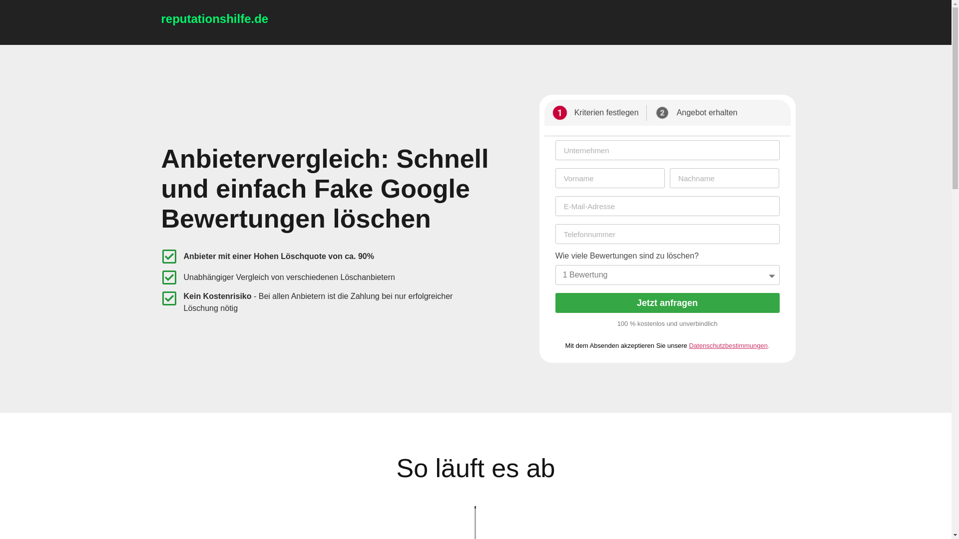 website screenshot of https://reputation-experte.de/