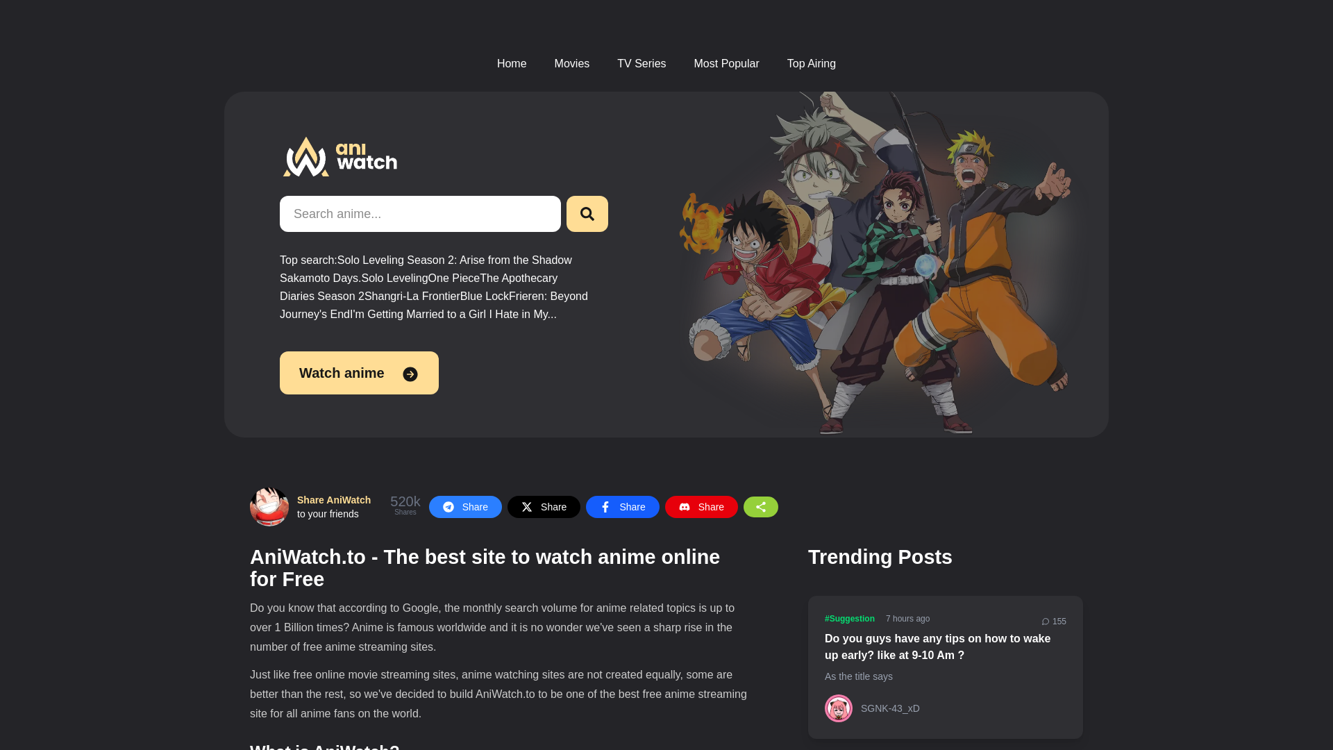 website screenshot of https://aniwatch.co.com/