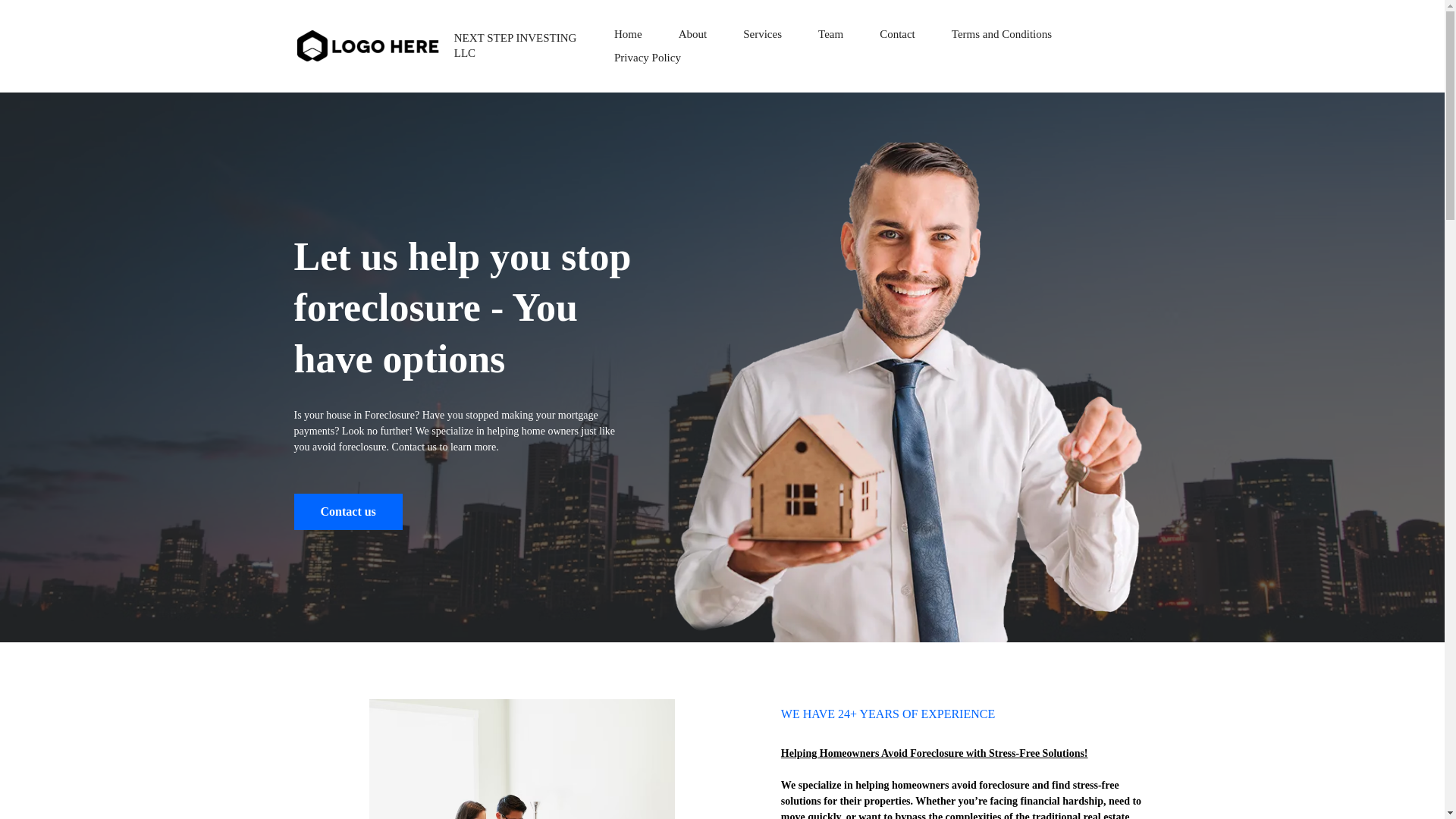 website screenshot of https://nextstepinvesting.org/
