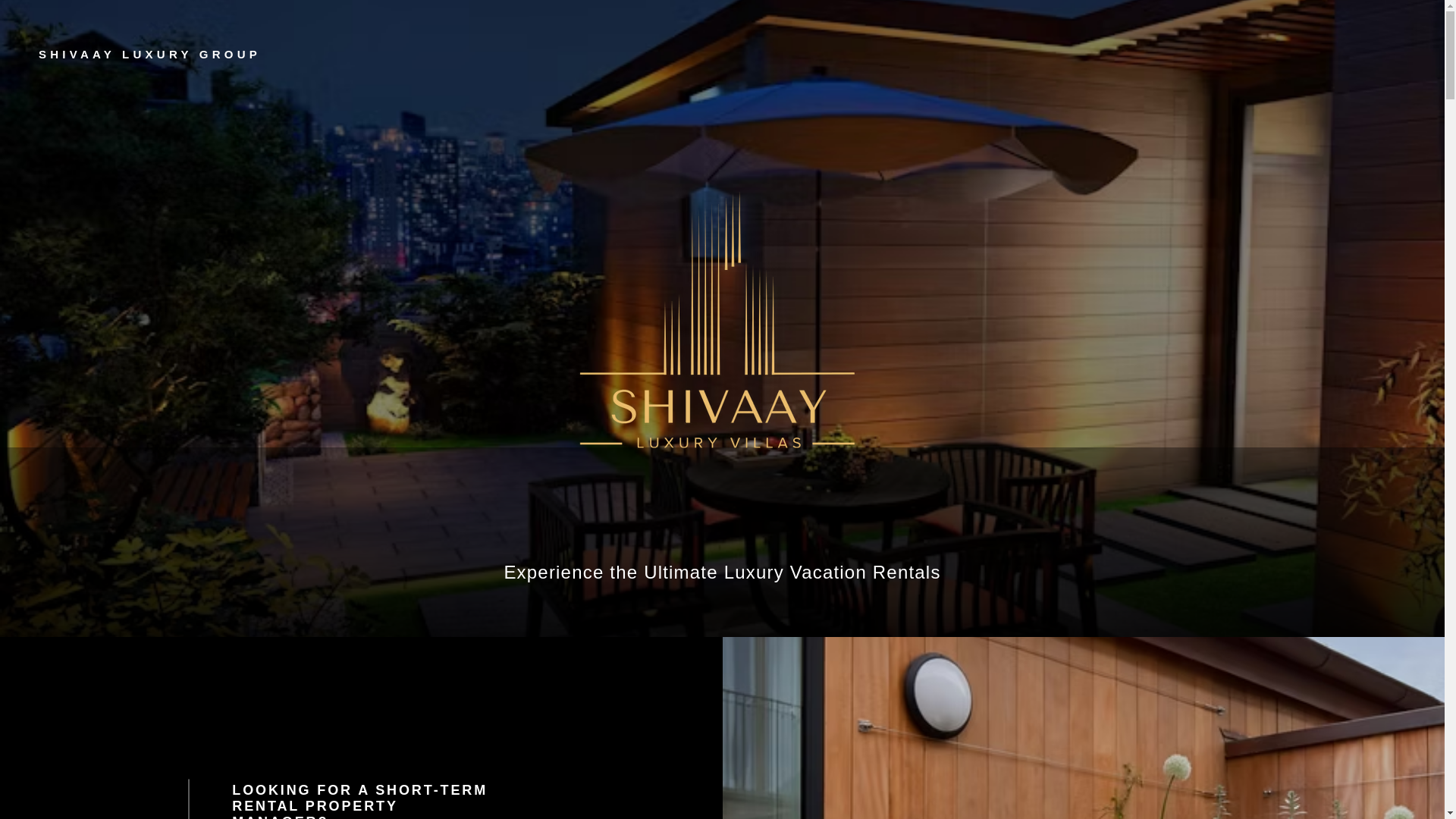 website screenshot of https://shivaayluxurygroup.com/