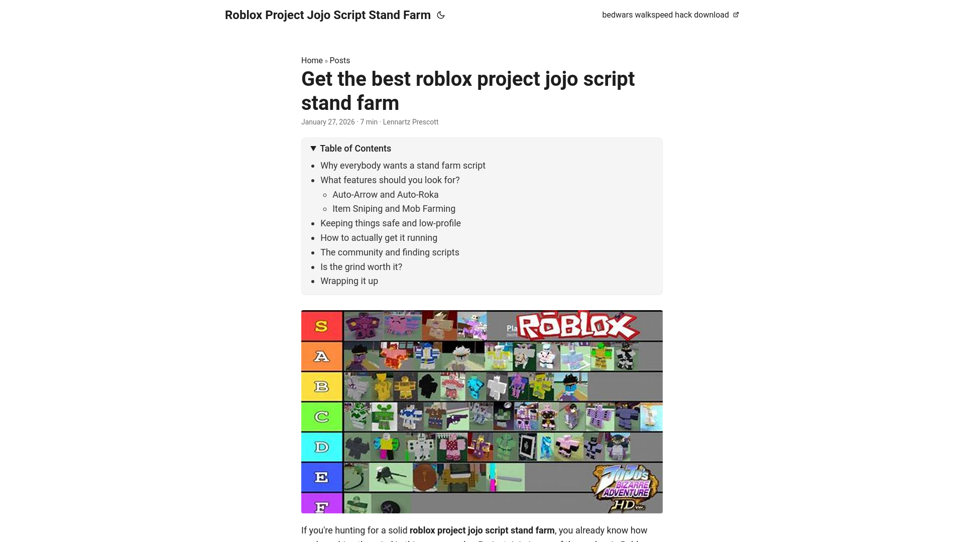 website screenshot of https://roblox-project-jojo-script-stand-farm.pages.dev/