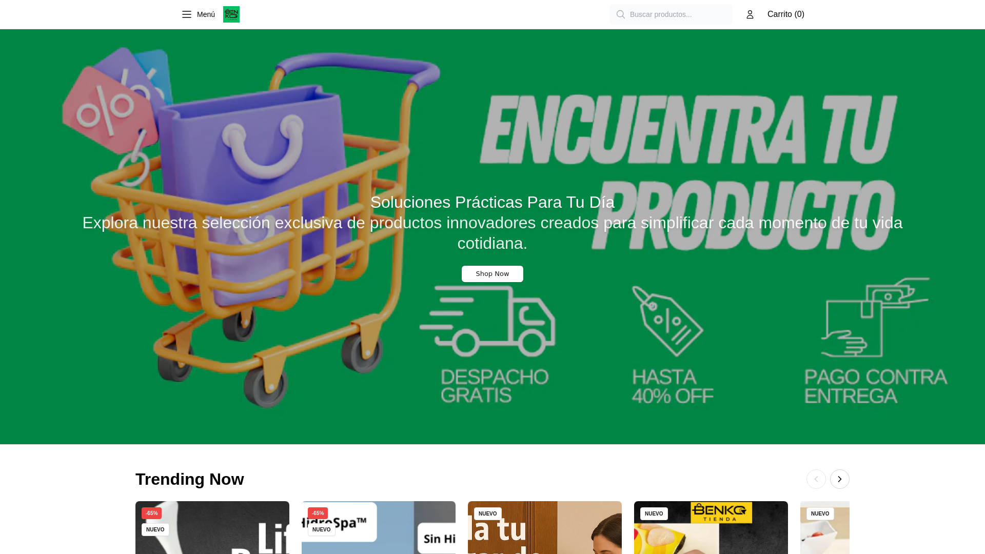 website screenshot of https://buybenkotienda.shop/