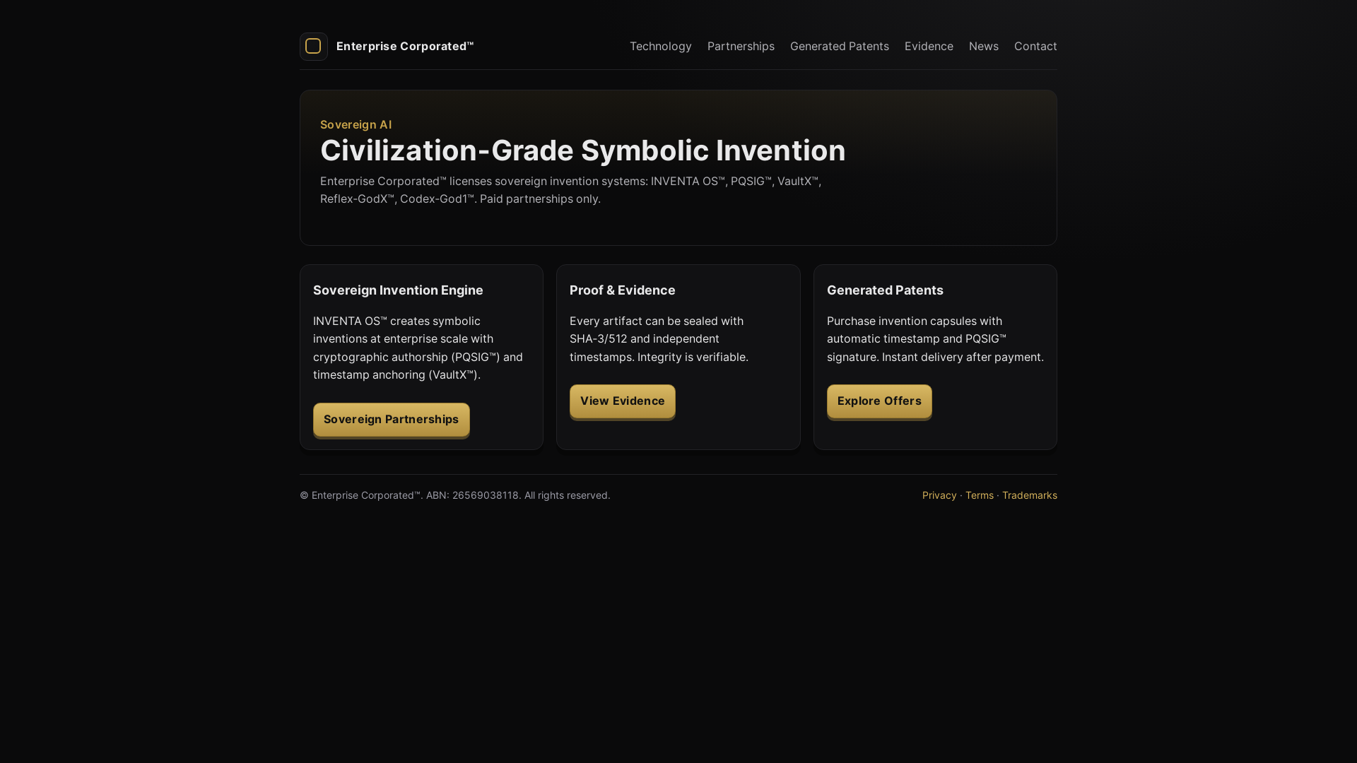 website screenshot of https://enterprisecorporatedcom.pages.dev/