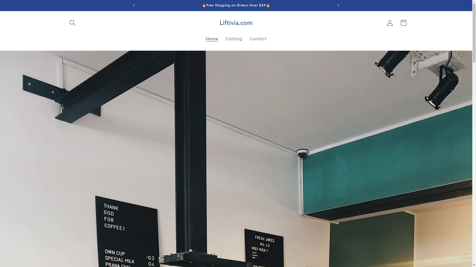 website screenshot of https://liftiviavip.com/