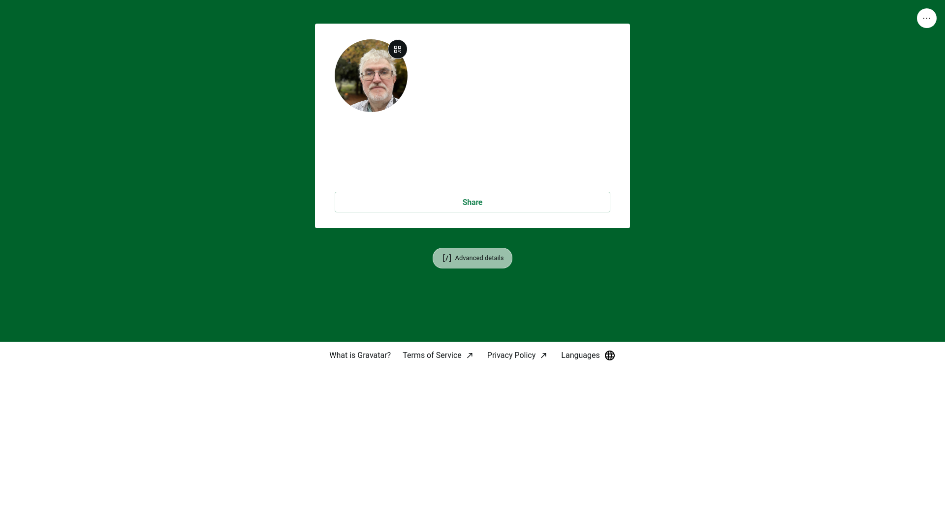 website screenshot of https://andrefarrar.fyi/