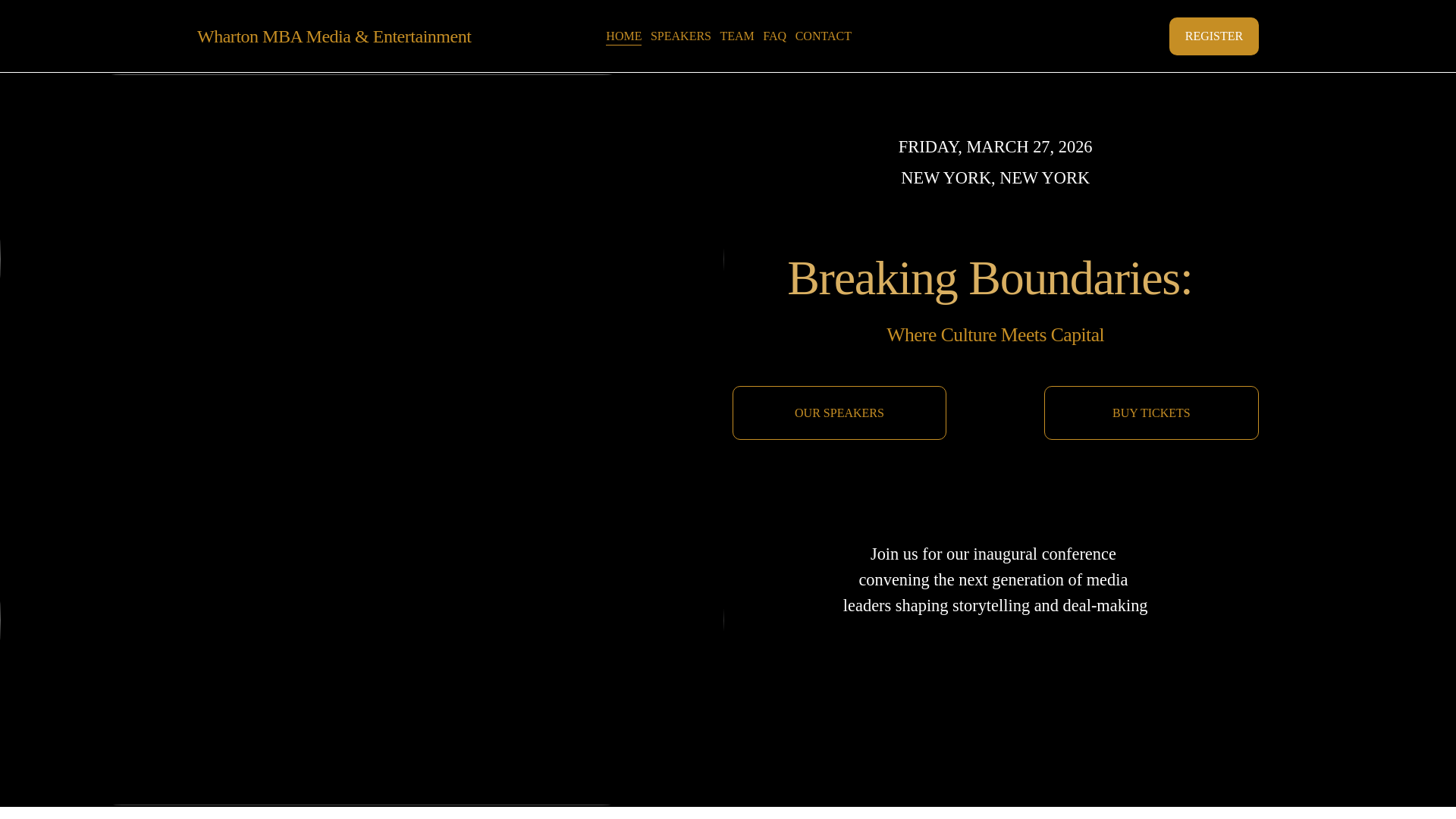 website screenshot of https://whartonmediaconference.org/