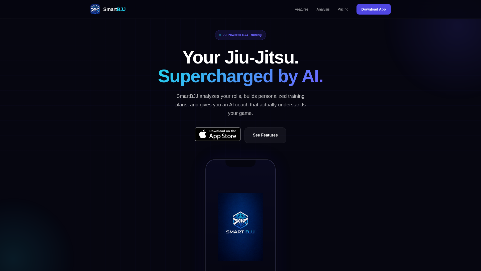 website screenshot of https://smartbjj.us/