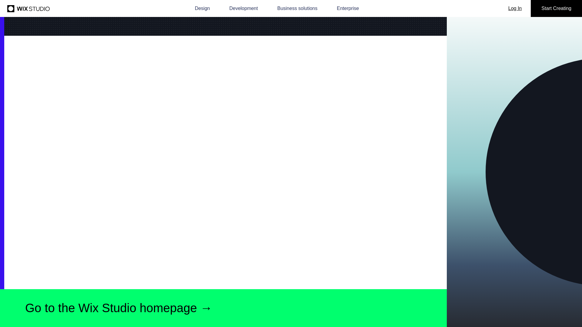 website screenshot of https://exadasweb.wixstudio.com