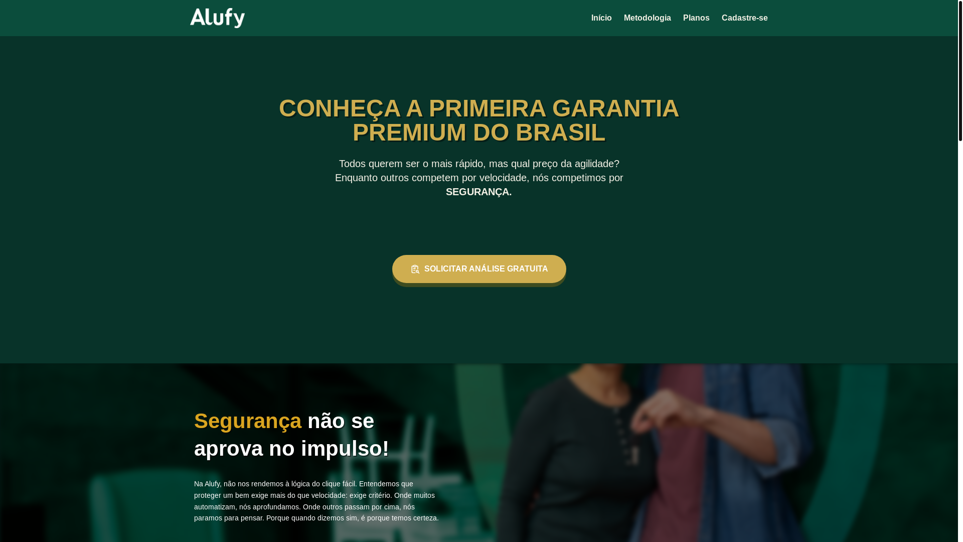 website screenshot of https://frontend-alufy-portal-sandbox.pages.dev/