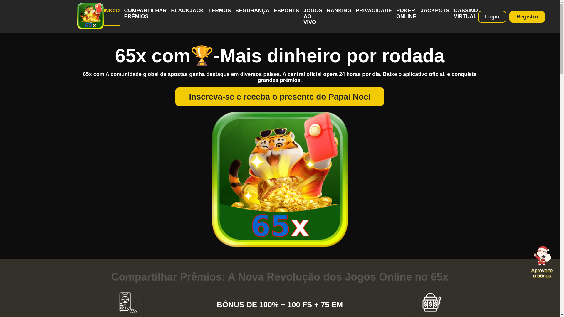 website screenshot of https://65xplataforma.com/