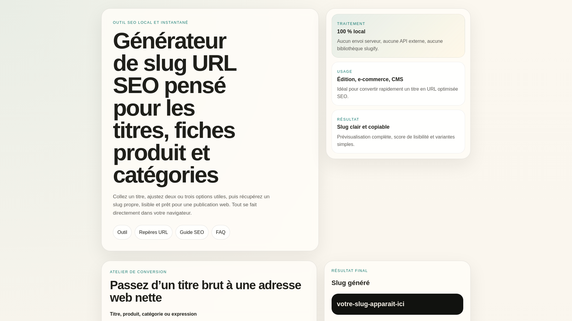 website screenshot of https://generateur-slug-url-seo.pages.dev/