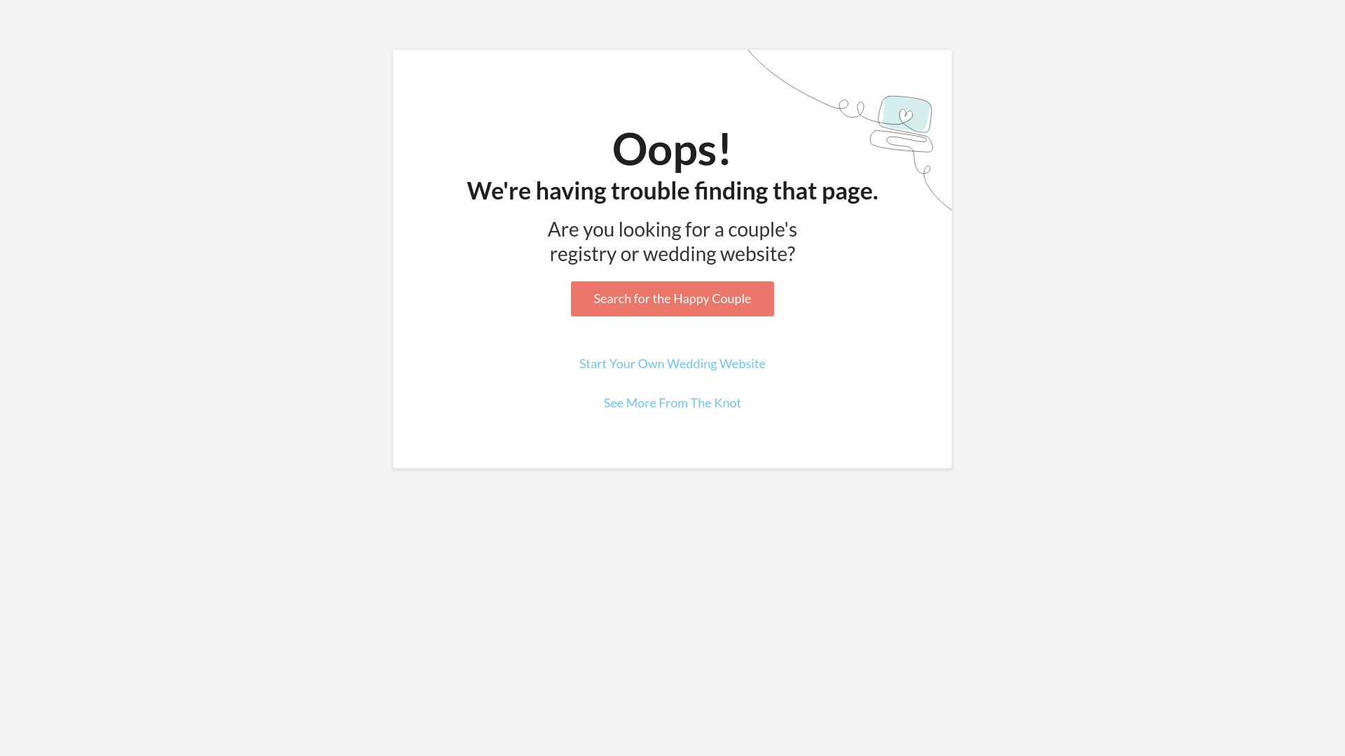 website screenshot of https://garrettandheidi.com/
