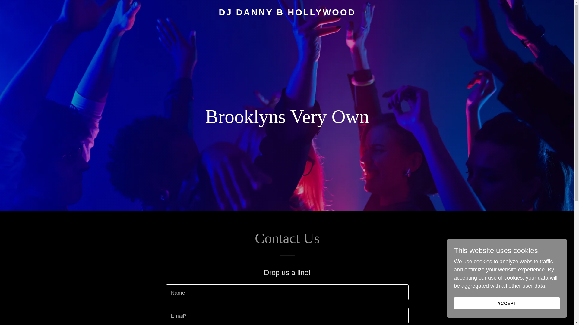 website screenshot of https://djdannybhollywood.com/